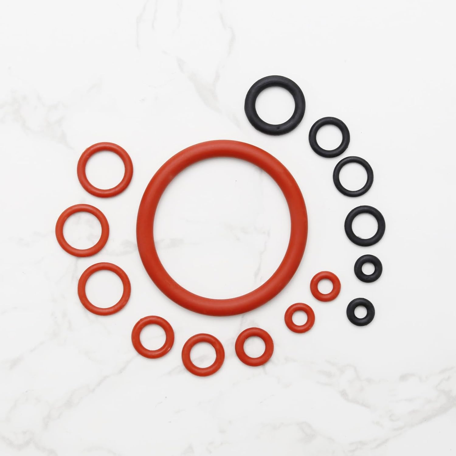 Emsea 15PCS Silicone O-Ring Seals Maintenance Set Compatible with Philips Compatible with Saeco Compatible with Odea Compatible with Talea Coffee Machines image number 3