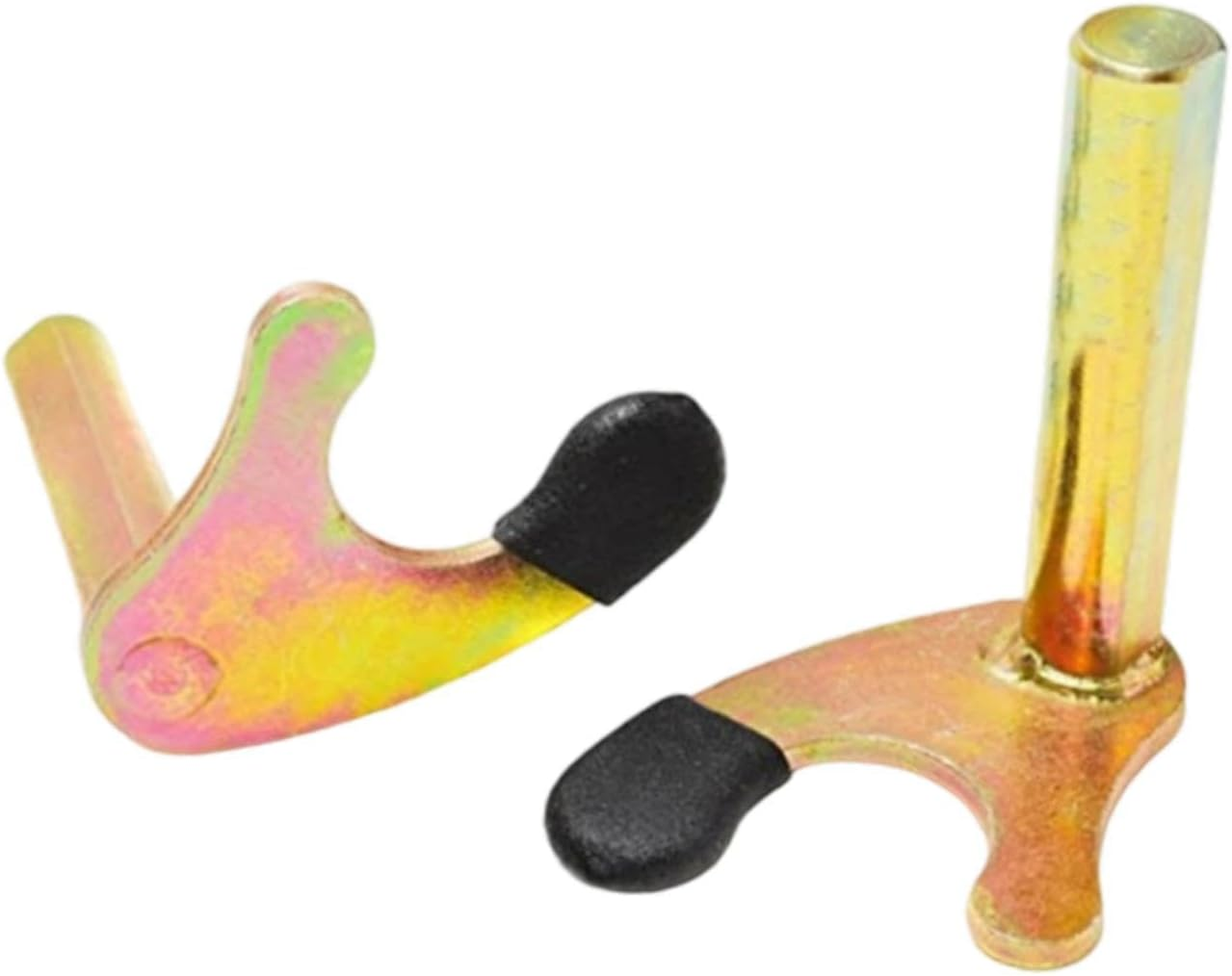 2X Wheels Lift Stand Hooks Support Rack Spare Parts Nonslip Iron Motorbike Accessories Stable for Paddock Lift Jack Stand