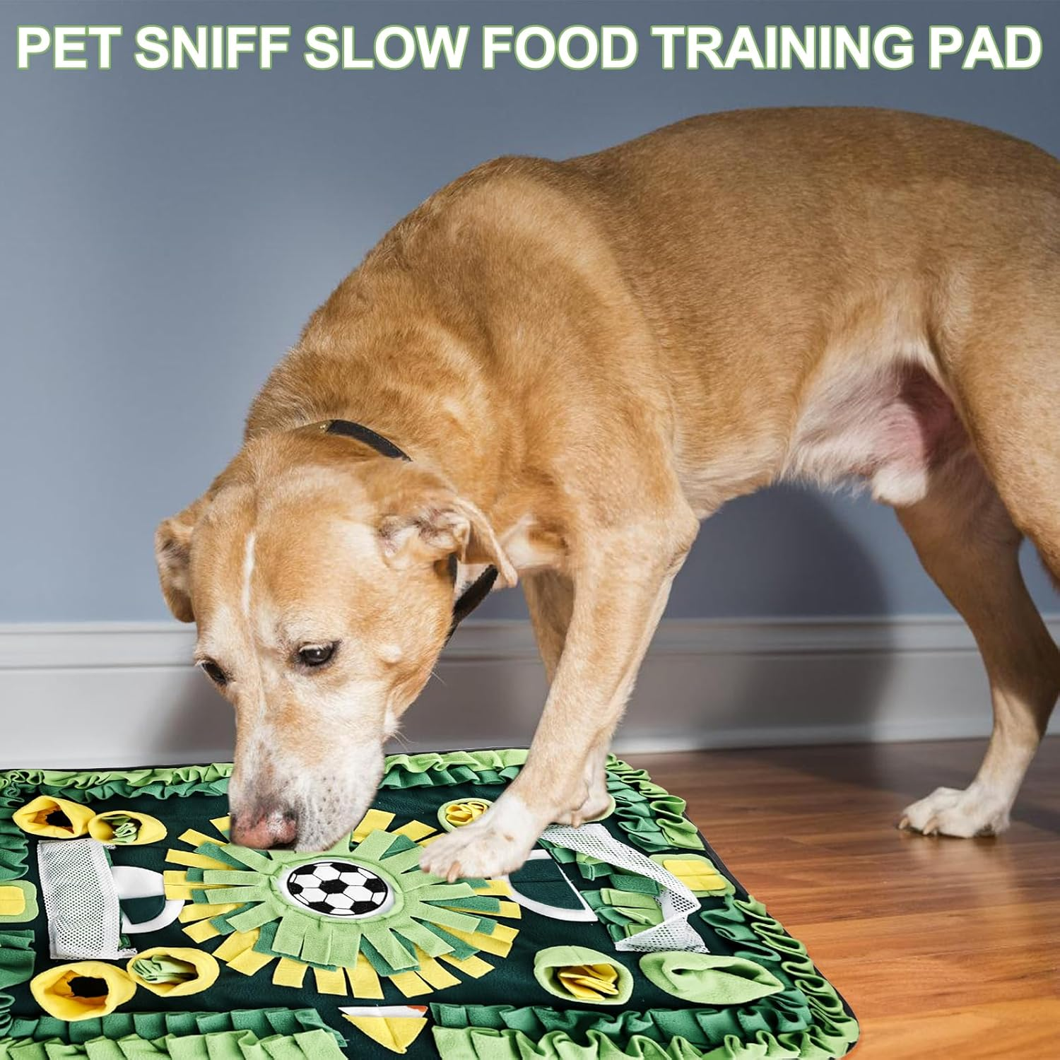 Molbory Sniffing Rug for Dogs, Large, Sniffing Mat for Dogs, Intelligence Toy, Sniffing Blanket, Non-Slip Pet Sniffing Rug, Intelligence Toy for Dogs, Cats, 73 X 50 Cm image number 2
