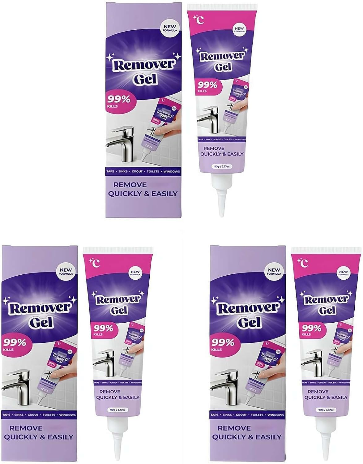 Mold Stain Remover Gel, Mold Remover Gel, Mold Gel Remover,Household Cleaning Gel for Kitchen Bathroom Cleaner (1Pc)