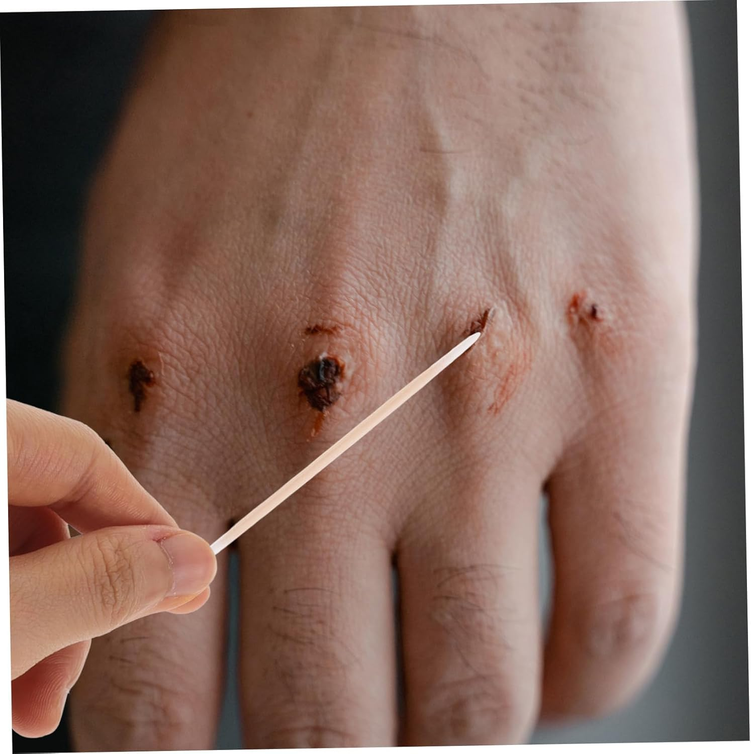 2Pcs Double Pointed Cotton Swabs for Makeup and Beauty per Bag for Eyebrow Tattoo and Detailed Cleaning image number 4