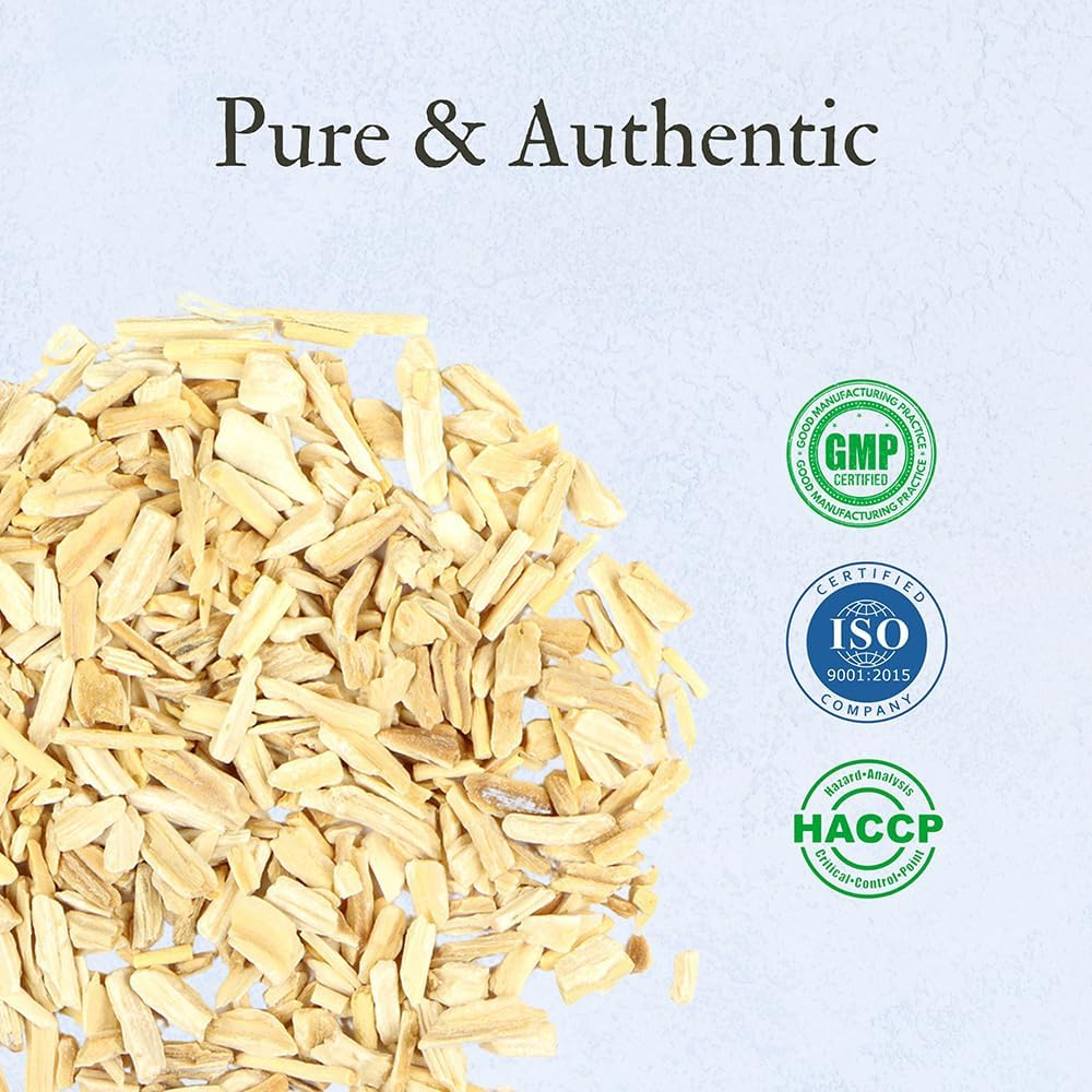 Shatavari Root Tea Cut 100 G | Cut & Sifted for Herbal Tea | Organic Asparagus Racemosus from India| Premium Naturally Dried Shatavari Root (Shatavri, Satawar) by Hebhac Herbals image number 1