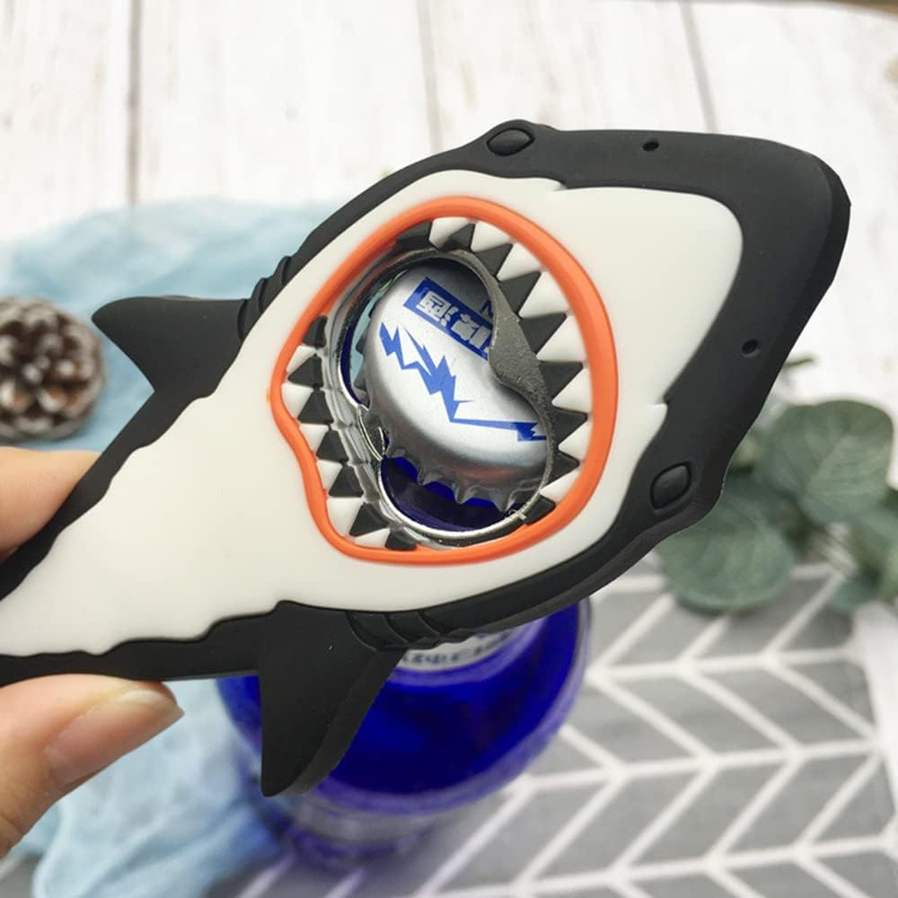 Black Shark Bottle Opener, Beer Bottle Opener, Creative Bottle Opener for Dad Boyfriend Bartender image number 1