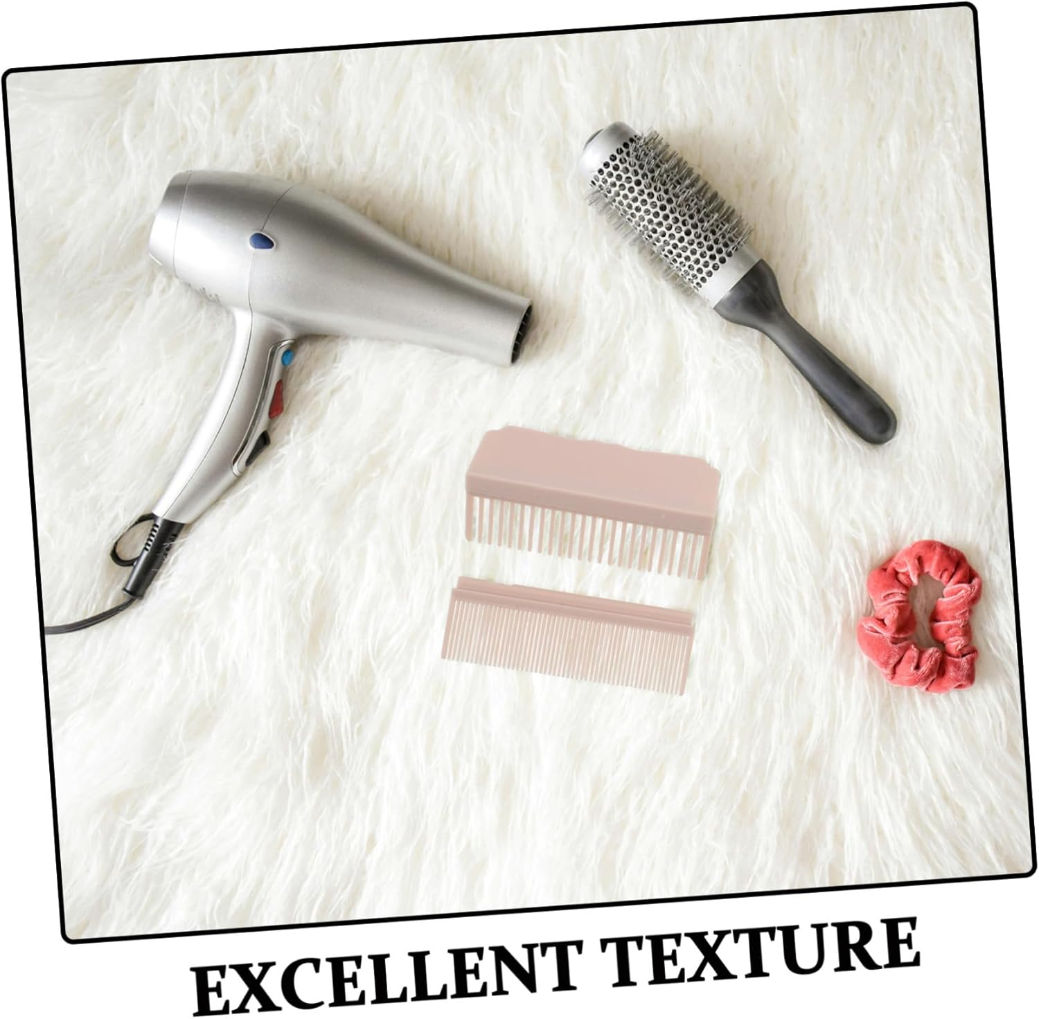 BESTYASH 2Pcs Hair Straightening Heated Comb Carbon Fiber Heat-Resistant Hair Combs Styling Clip for Women Home Styling Tool Straightener Accessory image number 1