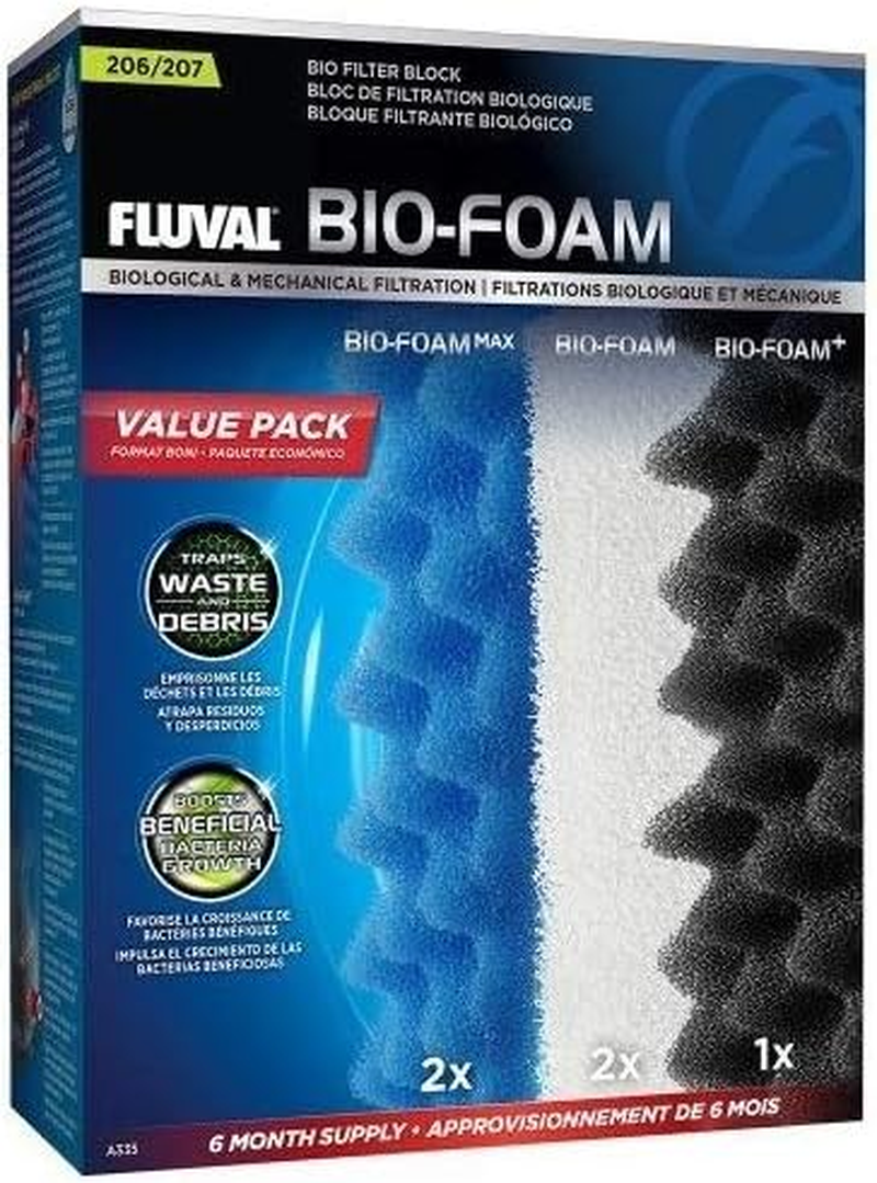 Fluval 206/207 Filter Media Bio-Foam Value Pack
