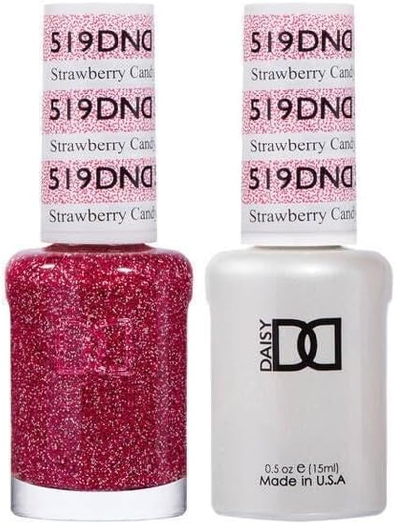 DND 519 Strawberry Candy - Daisy Collection Gel & Lacquer Duo 15Ml