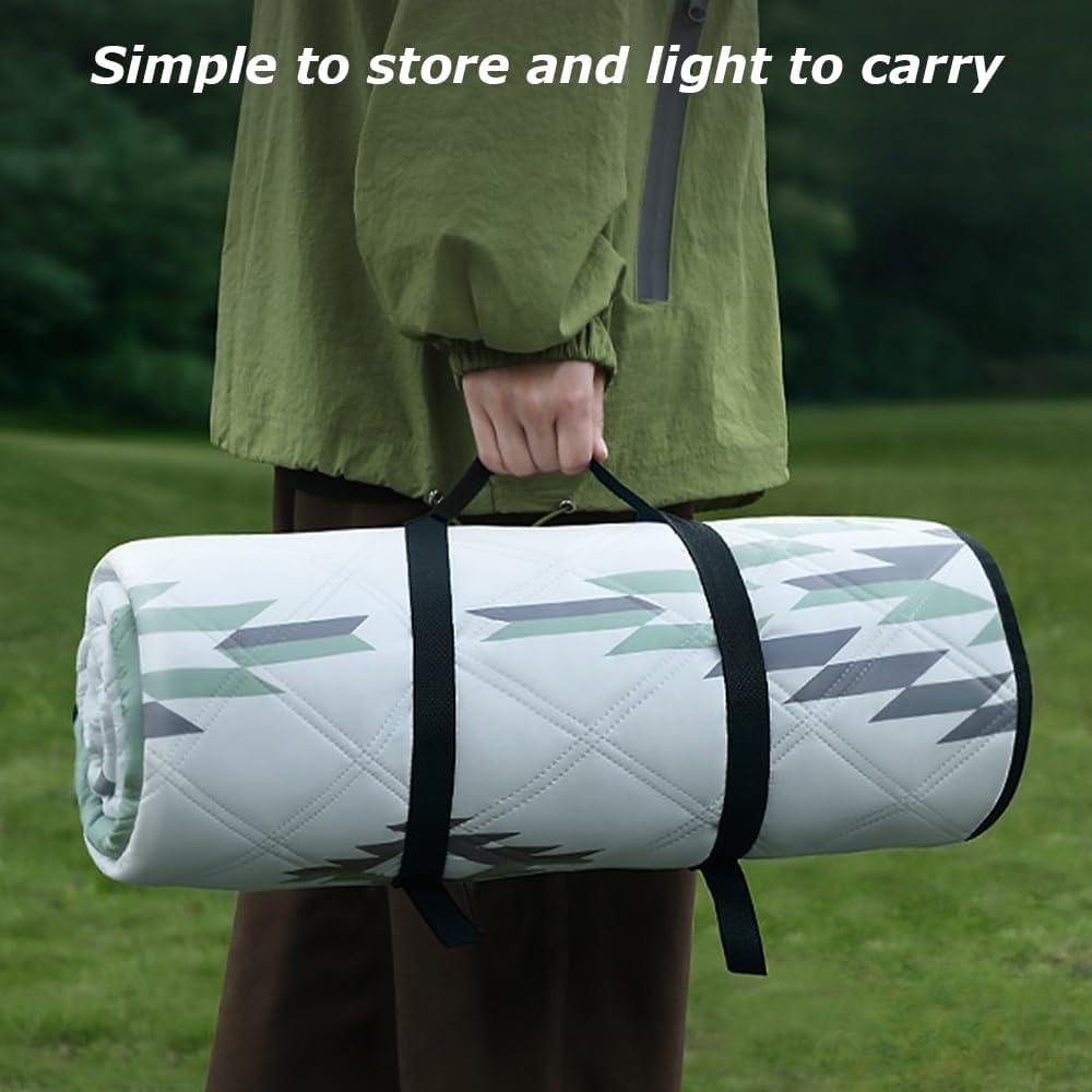 Picnic Mat,Leisure Sheet,Waterproof Foldable Mat,Picnic Blanket,Large Outdoor Blanket,For Grass, Beach,Waterproof Sandproof,Picnic Mat Washable Portable for Camping,Checkered Pattern image number 1