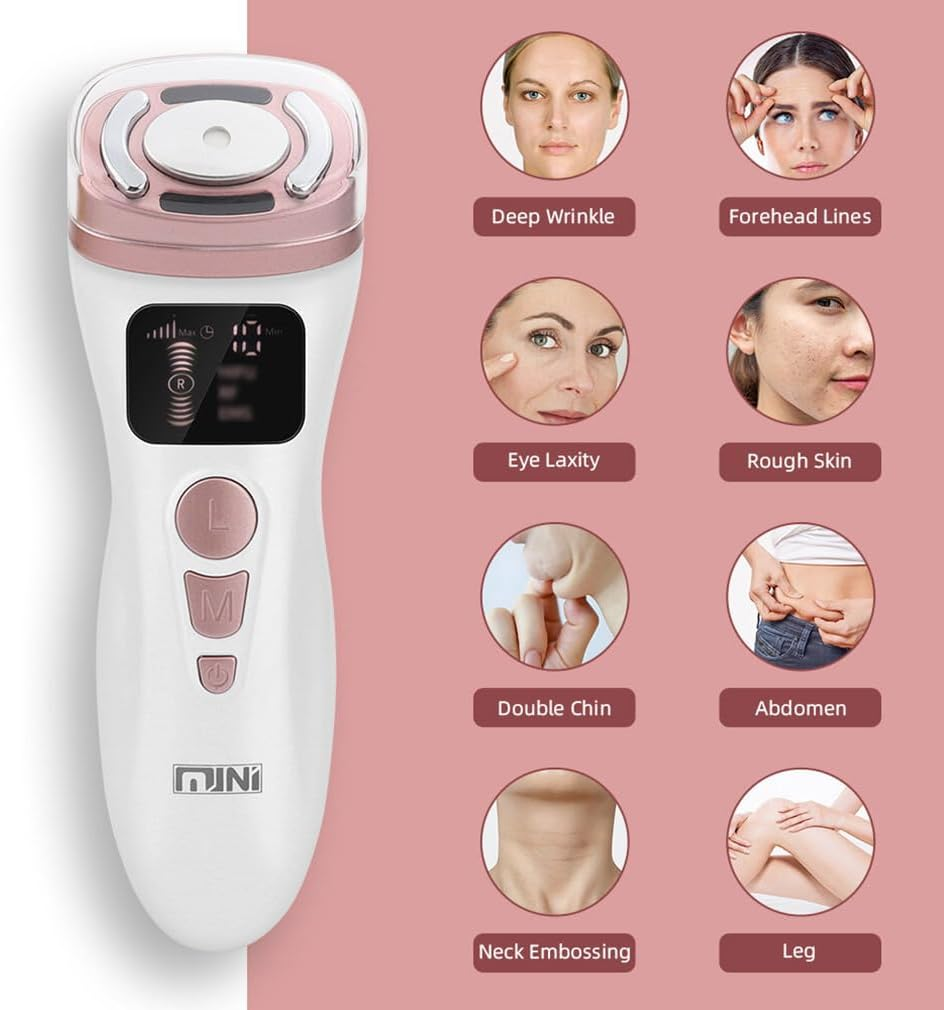 Skin Tightening anti Aging Device, Increase Collagen & Absorption | Contouring Jawline & Body | Multifunction Facial Beauty Device from Xyzdreams image number 5