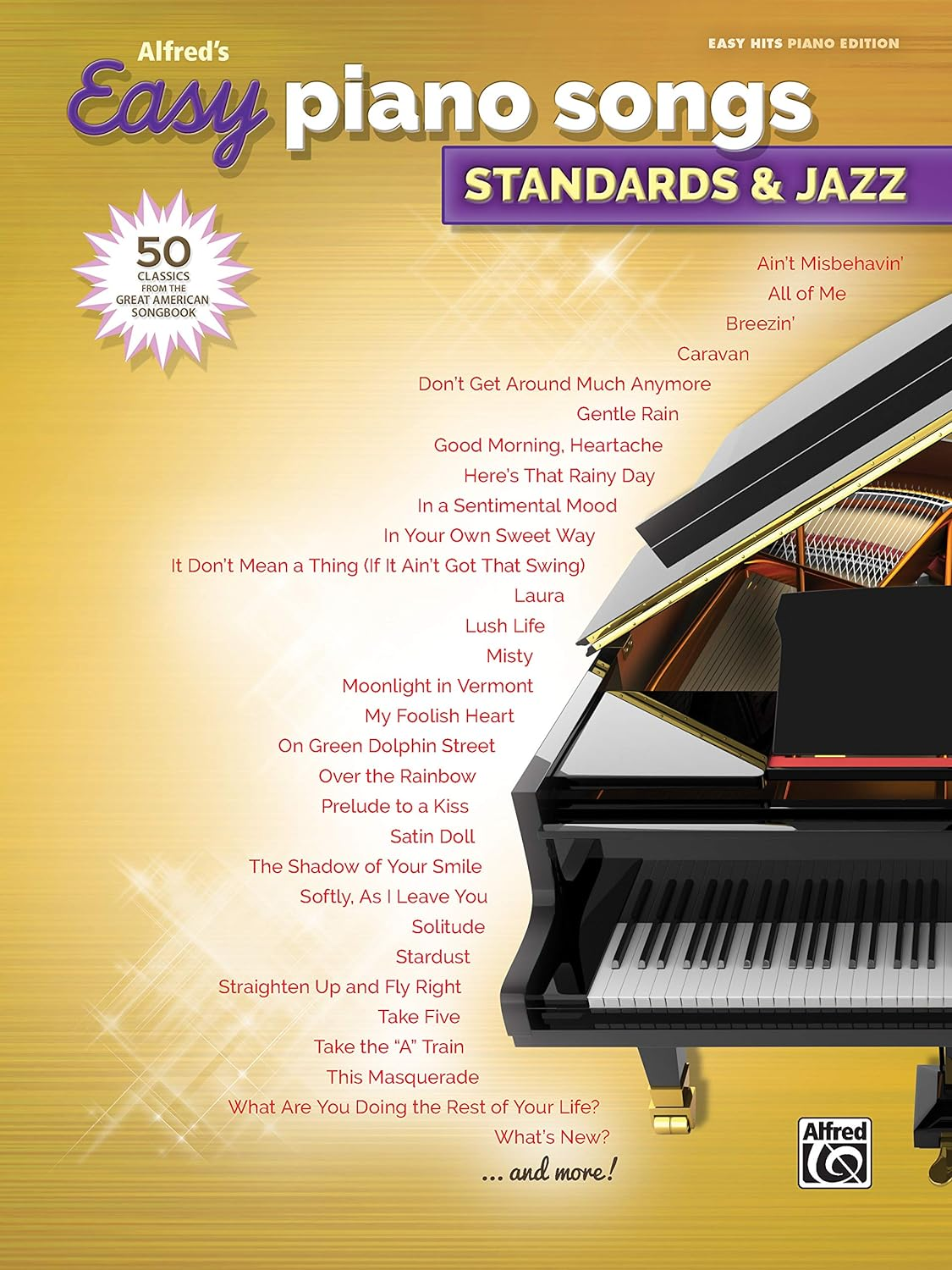 Alfred'S Easy Piano Songs -- Standards & Jazz: 50 Classics from the Great American Songbook image number 4