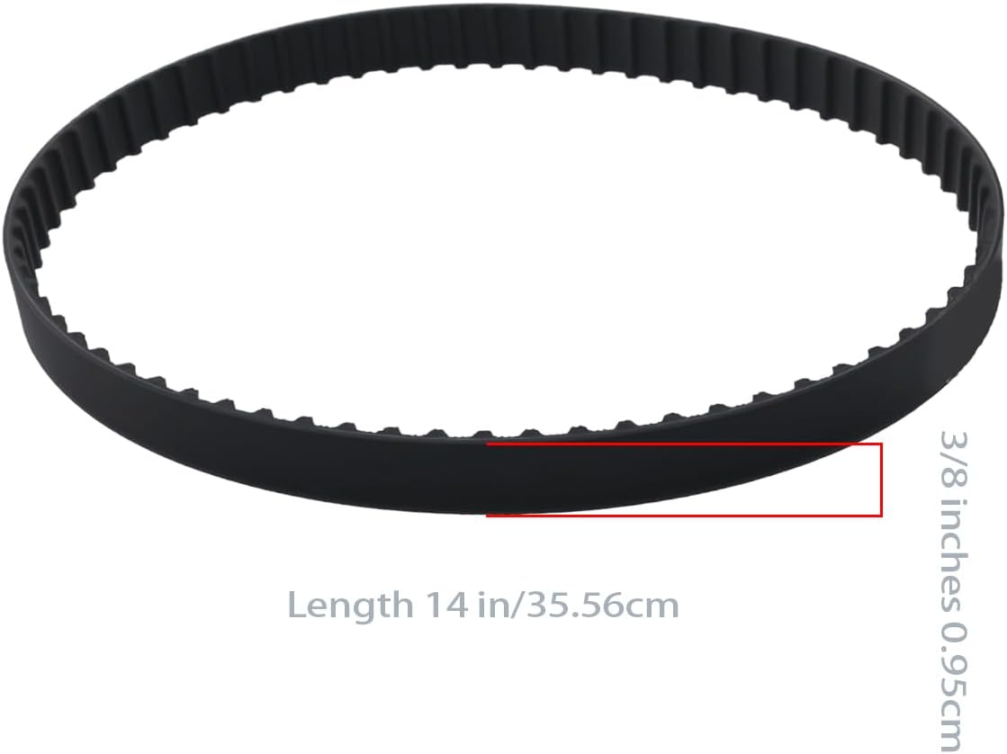 Briny River 2PCS Drive Belt 14 X 3/8 Inch Compatible with Craftsman 113.226421 113.226423 113.226424 113.226430 Disc Sander, 814002-1 2-621826-00