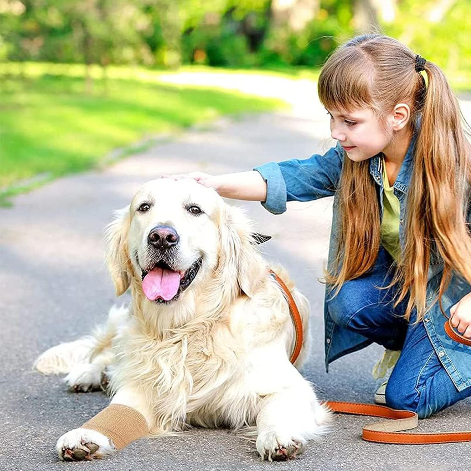 8PCS Cohesive Bandage, Compression Bandage, Rolls Self‑Adhesive Wrap Tape, Adhesive Bandage Tape Skin, Securing Dressings, Skin-Friendly Plaster for Medical Use (2.5Cm X 4M)