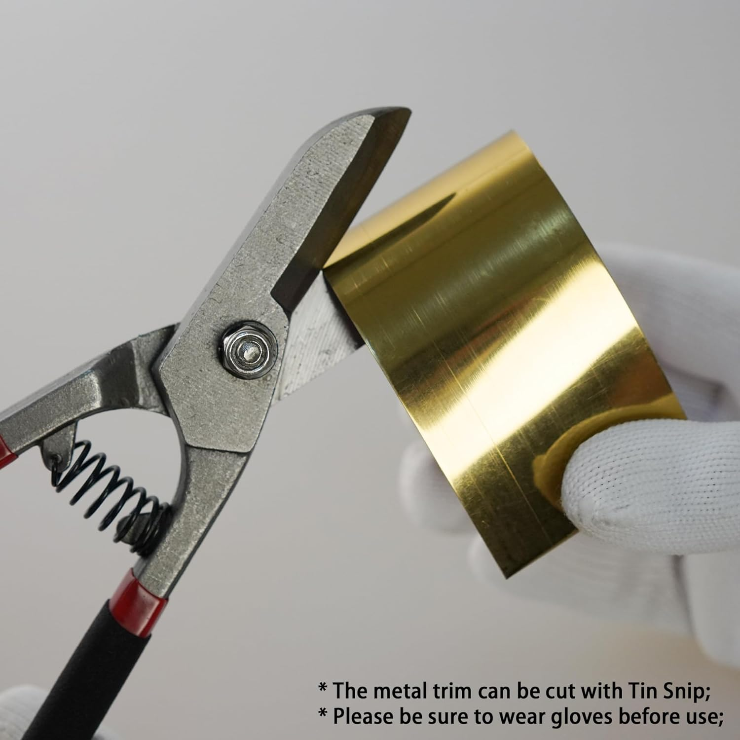 Hungbak Peel and Stick Metal Trim, Flexible Stainless Steel Molding for Wall, Fireplace, Mirror Frame, Craft and Home Decoration (Shiny Gold, 12M X 5Cm) image number 5