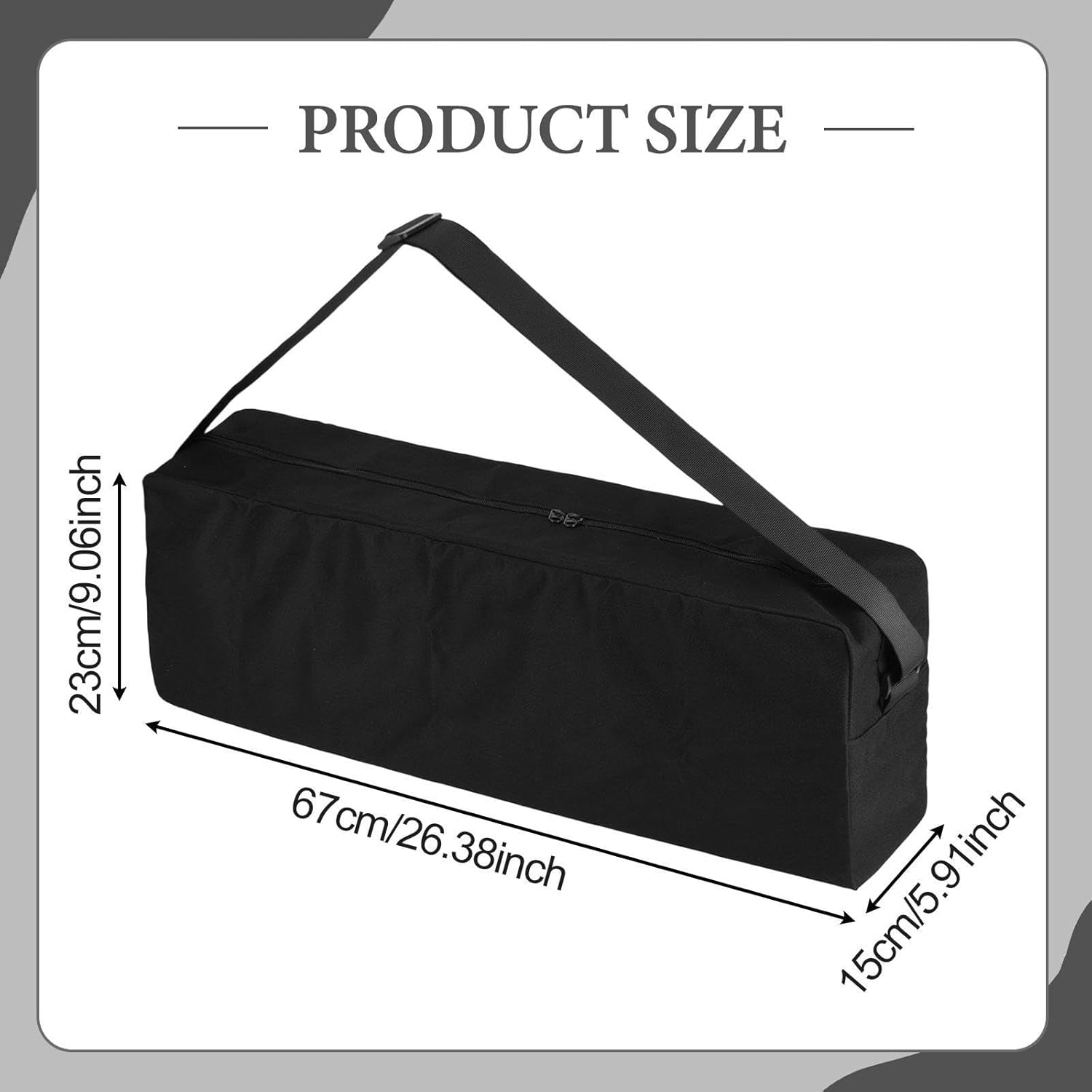 Perfk Storage Bag for Ladder Toss Game Set Carrying Case Multipurpose Travel Moving Tote Duffle Bag for Trip Luggage Camping Hiking image number 3
