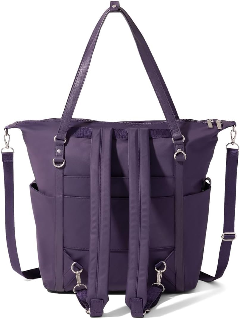 Baggallini Nolita Convertible Backpack - 14X11 Inch Travel Backpack with 16 Inch Laptop Sleeve - Lightweight Luggage Backpack image number 4