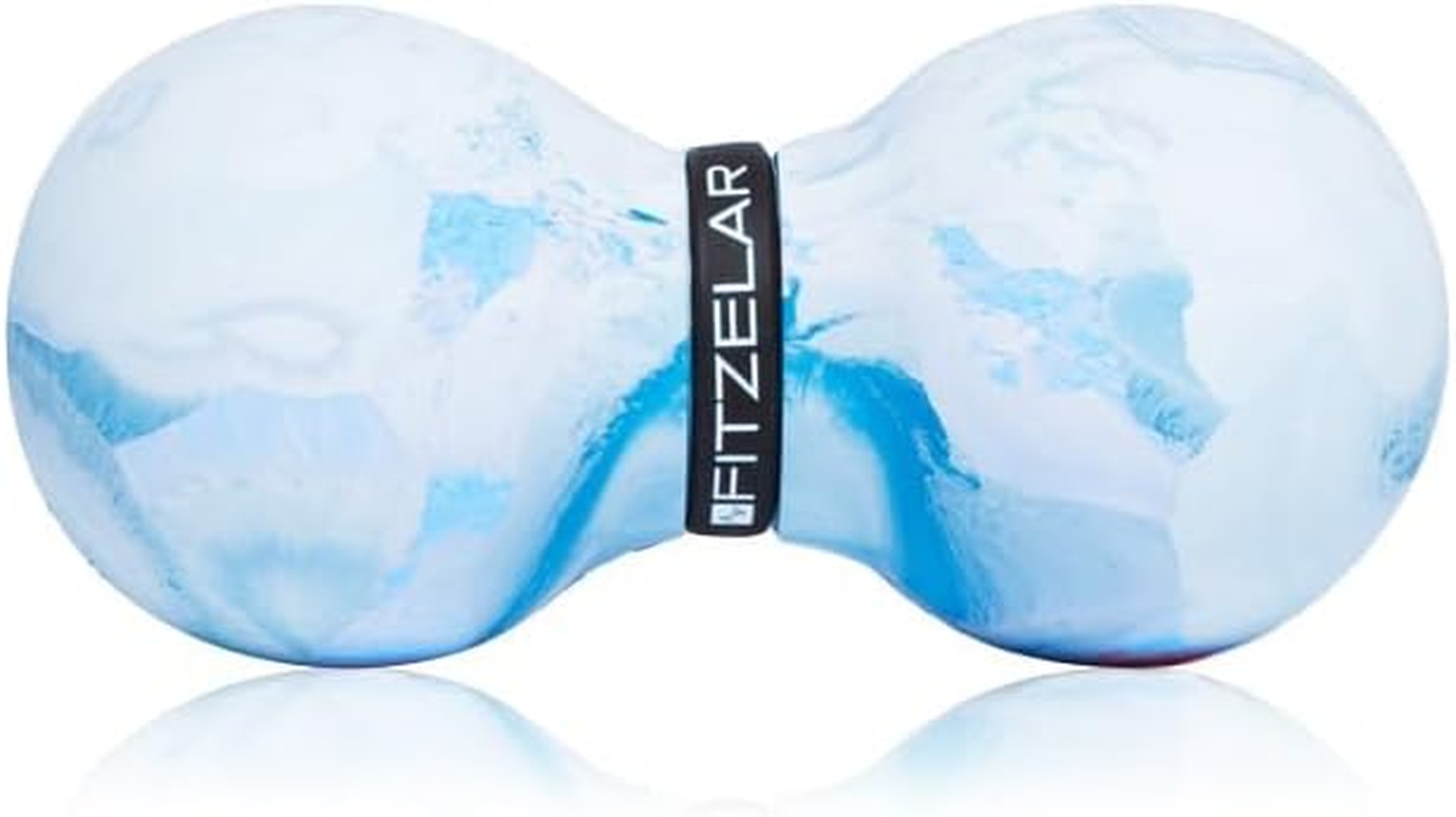 FITZELAR Double Lacrosse Massage Ball for Myofascial Release, SGS Certification, Massage Deep Tissue for Back and Shoulder, Trigger Point Therapy, Muscle Knots, Peanut Massage Ball for Muscle Pain image number 2