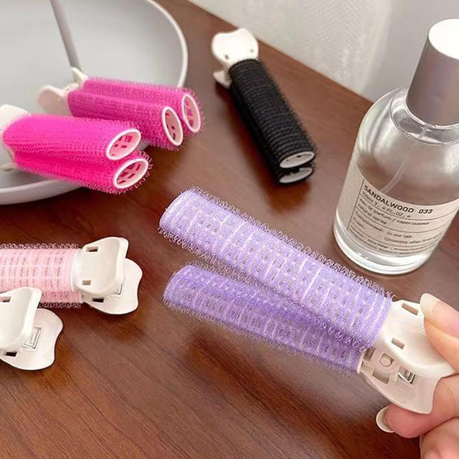 Volumising Hair Root Clips, Instant Volumising Hair Clips for Women, Candy Colour Hair Clips, Hair Rollers for Bangs, for All Hair Types, DIY Hair Curler Styling, Volumising Hair Root Clips (6 image number 3