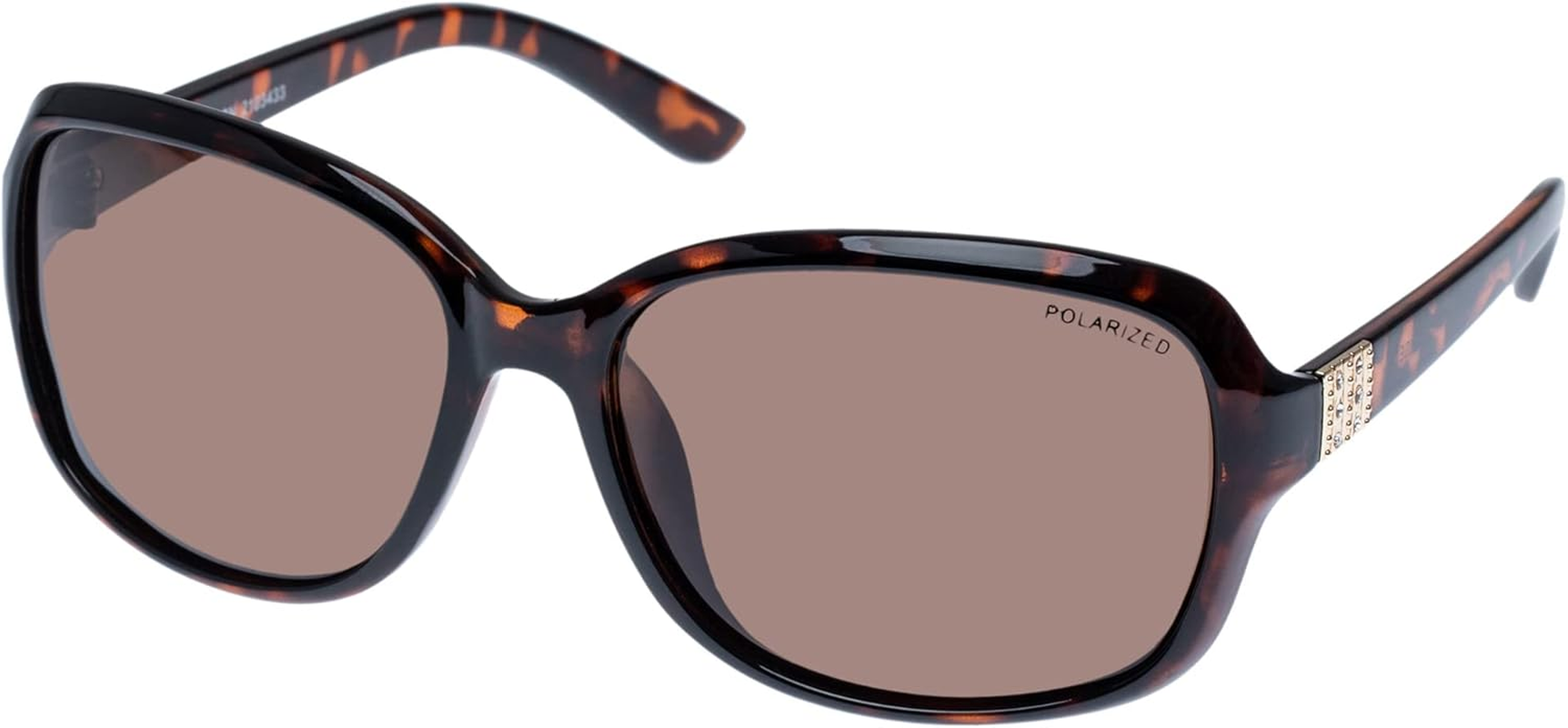 Cancer Council Female Stapleton Dark Tort Wrap Sunglasses image number 1