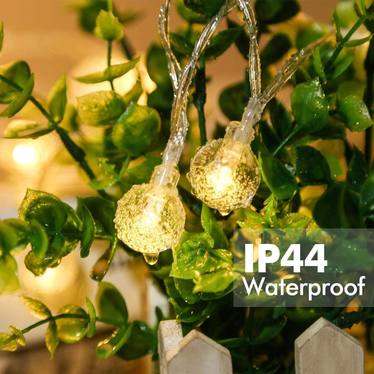 LED String Lights USB Plug - Multicolor Changing 10M/32.8FT 80 LED Globe Balls Indoor String Light Outdoor Fairy Lights Strings Decorative for Girls Bedroom Christmas Tree- (Warm-White) image number 2