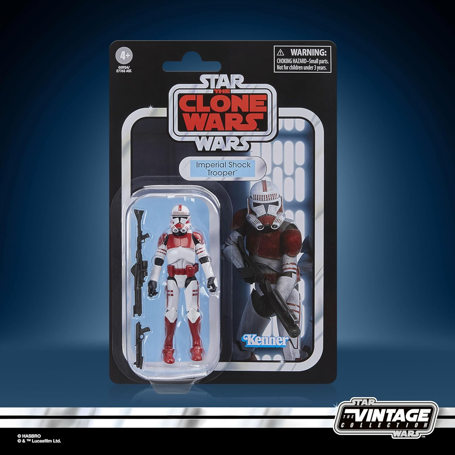 Star Wars the Vintage Collection Imperial Shock Trooper, Star Wars: the Clone Wars Premium 3.75 Inch Collectible Action Figure image number 4