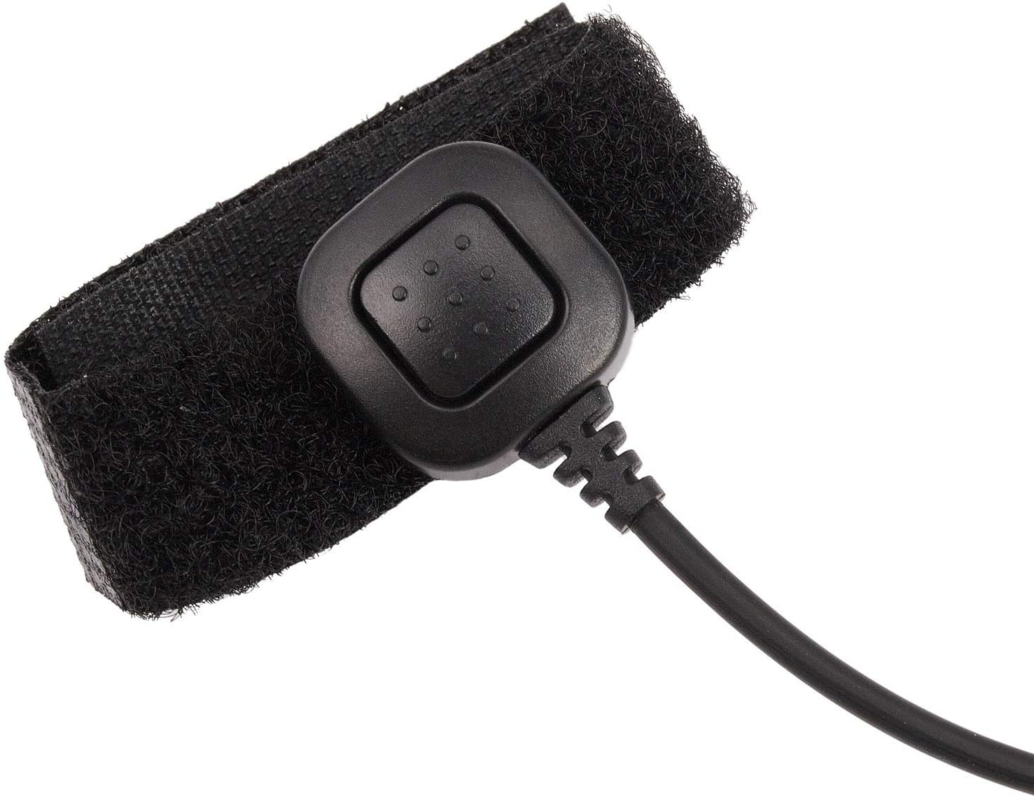 Bjworeye 3.5Mm Adjustable Throat Mic Microphone Covert Acoustic Tube Earpiece Headset with Finger PTT for Android Mobile Phone image number 4