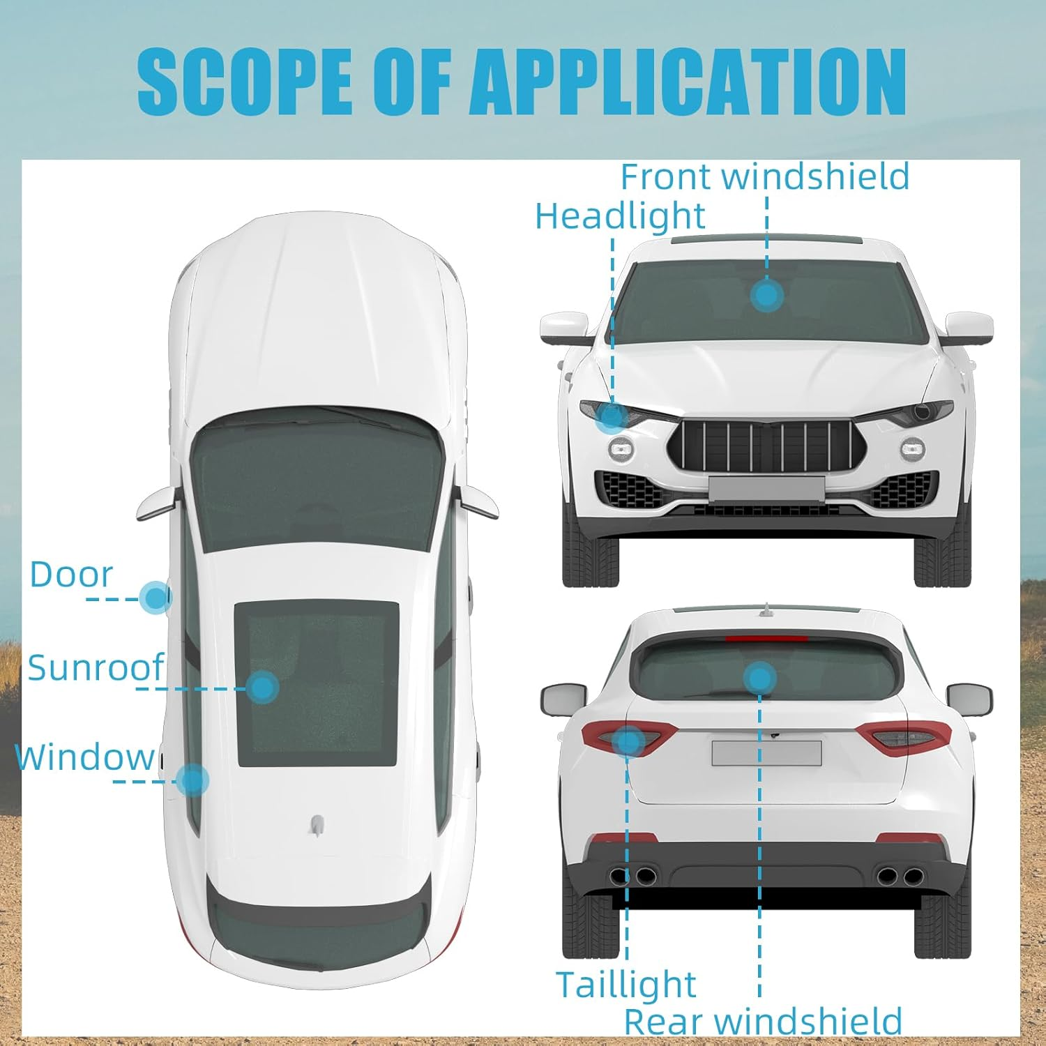TAGLLY Butyl Sealant Tape, 13Ft Butyl Rubber Sealant Headlight Glue Sealant Rope for Automotive (Car, RV, Marine) for Installing Car Part, Windows, Doors and Windshield Etc. image number 6