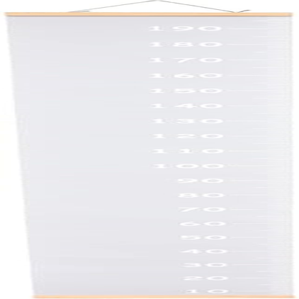 Kisangel Kids Growth Height Chart Canvas Wall Height Ruler Measurement Roll up Nursery Hanging Ruler Handing Ruler Playroom Kids Cloth Cartoon ,Pink