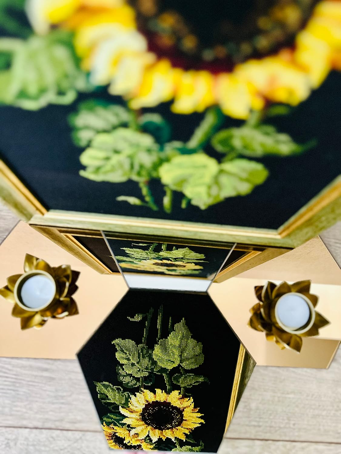 Sunflowers Counted Cross Stitch Kit-9.75X19.75 10 Count image number 6