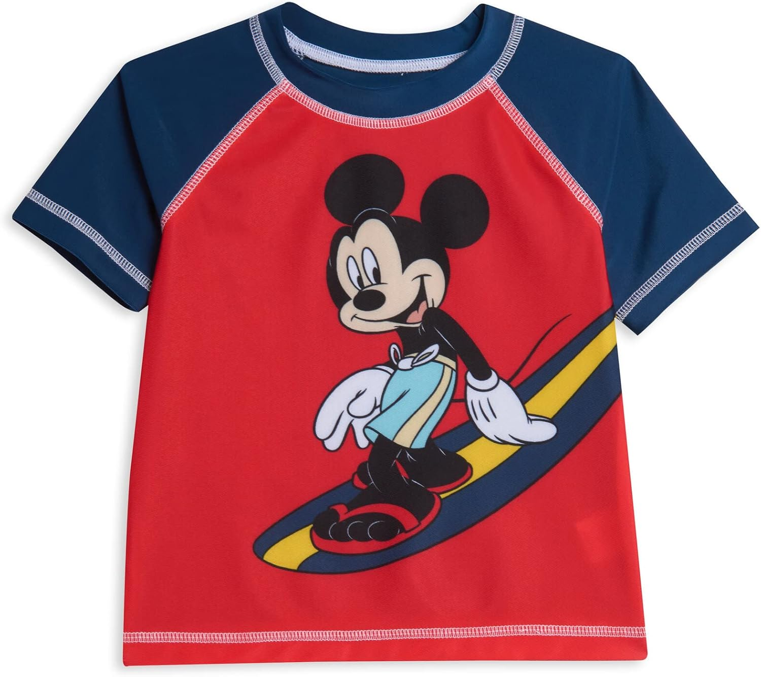 Disney Mickey Mouse Rash Guard and Swim Trunks Outfit Set Infant to Toddler image number 5