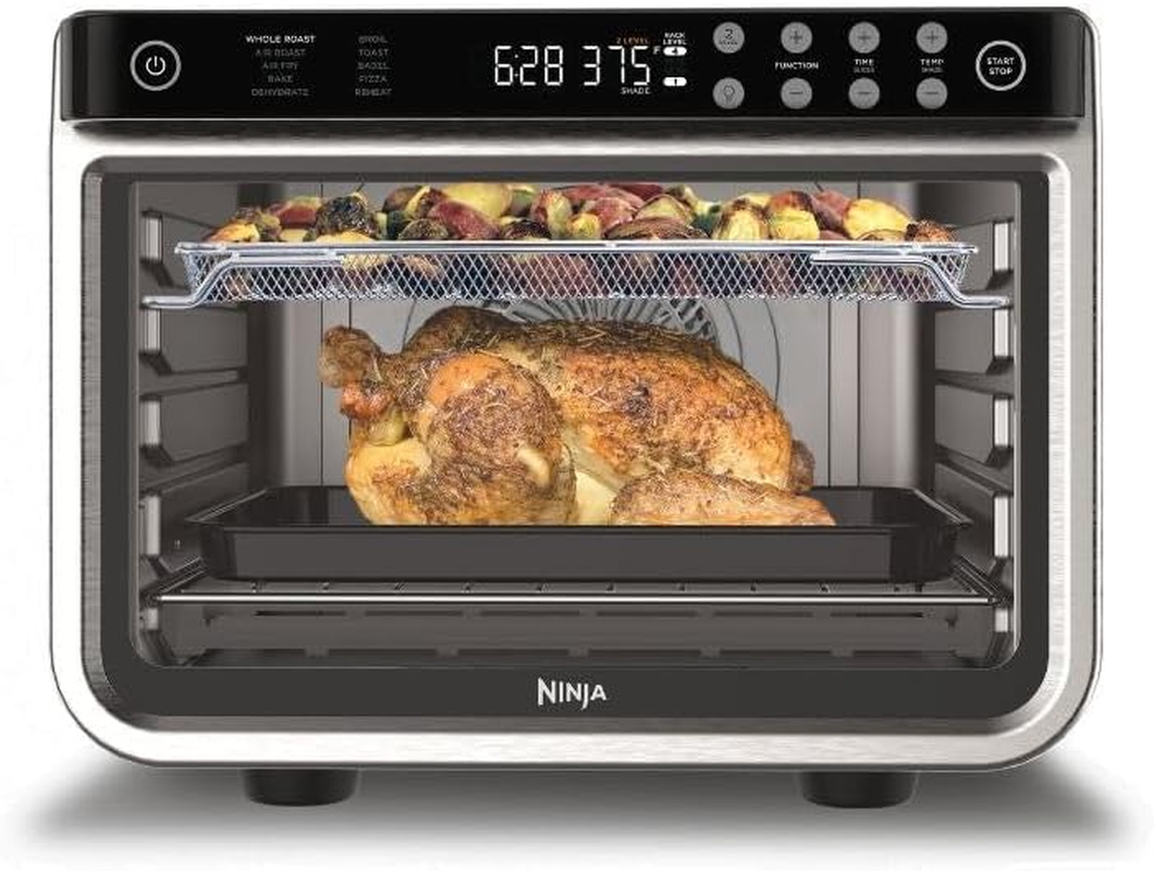 Ninja Foodi 8-In-1 Pro Air Fry Oven, Extra Large, Black/Grey image number 4