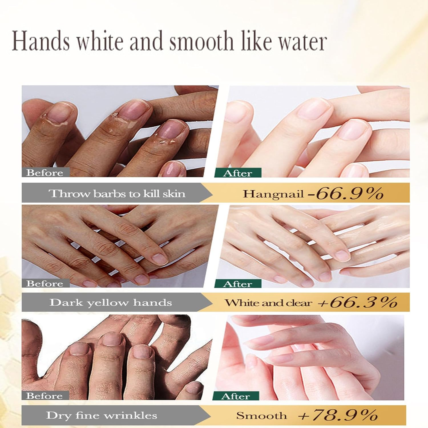 Vitamin E Manuka Honey Hand Mask, Deep Moisturising and Nourishing, 6-Pack image number 4