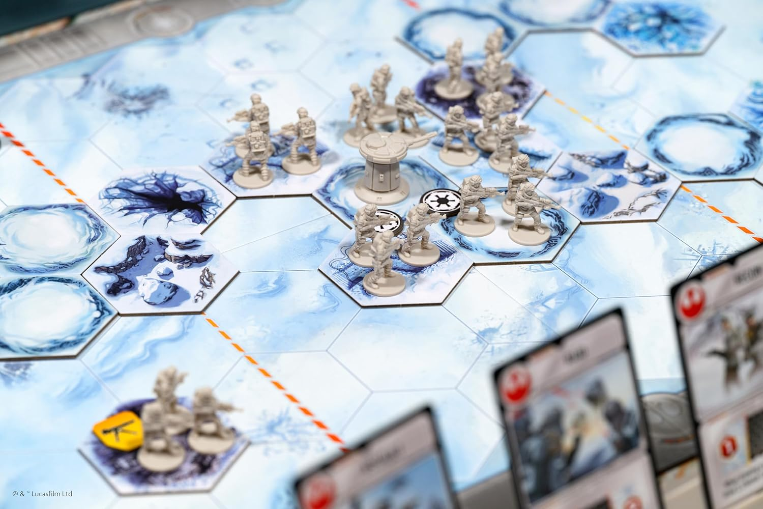 Asmodee | Days of Wonder | Star Wars Battle of Hoth | Board Game with Campaign Mode | 2-4 Players, Ages 8+ image number 1