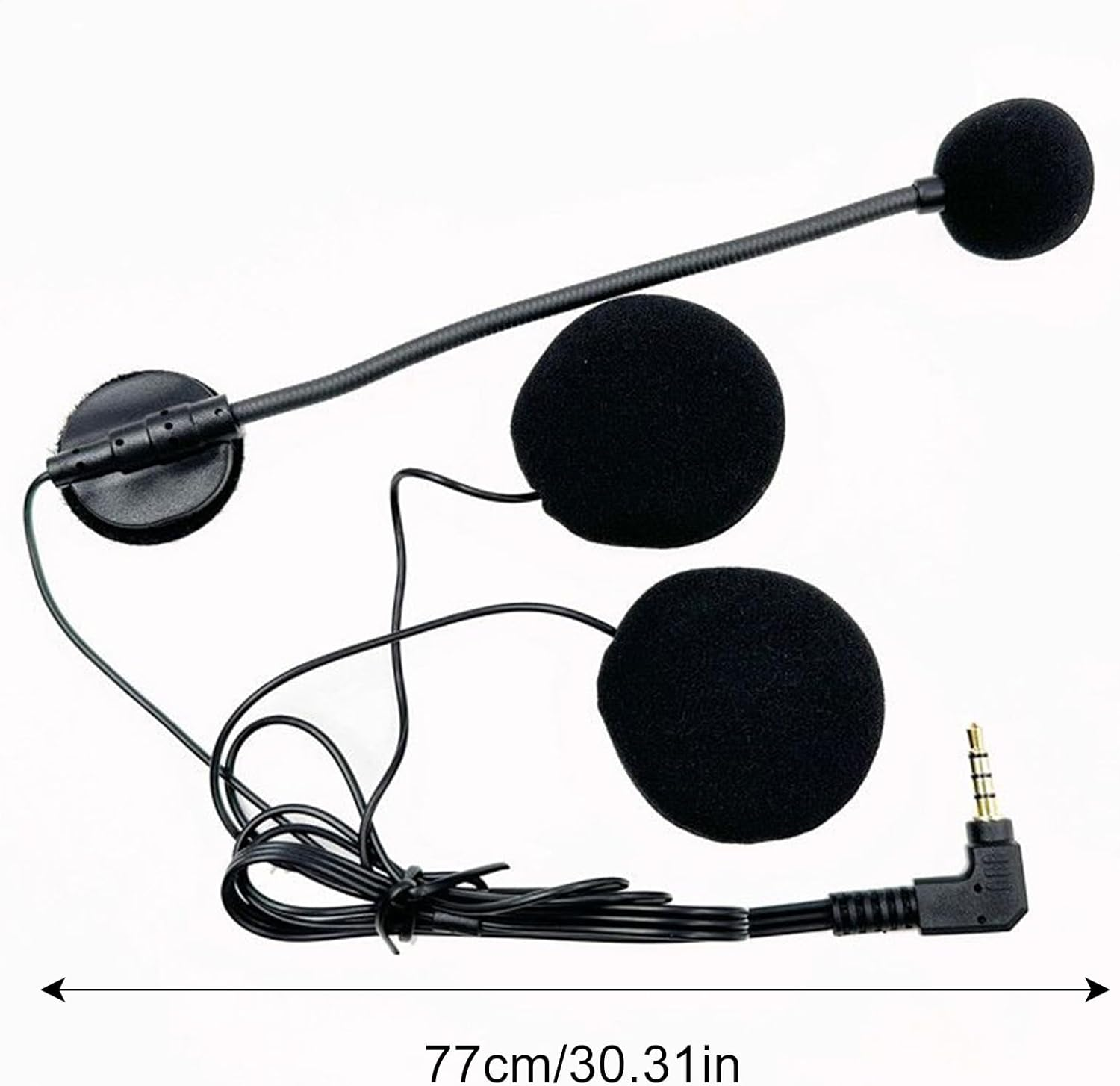 Helmet Speakers - Headphones for Motorcycle Helmet - High-Definition Audio Modular Communication System for Powersports Riding Adventure Touring Snowmobile Racing image number 4