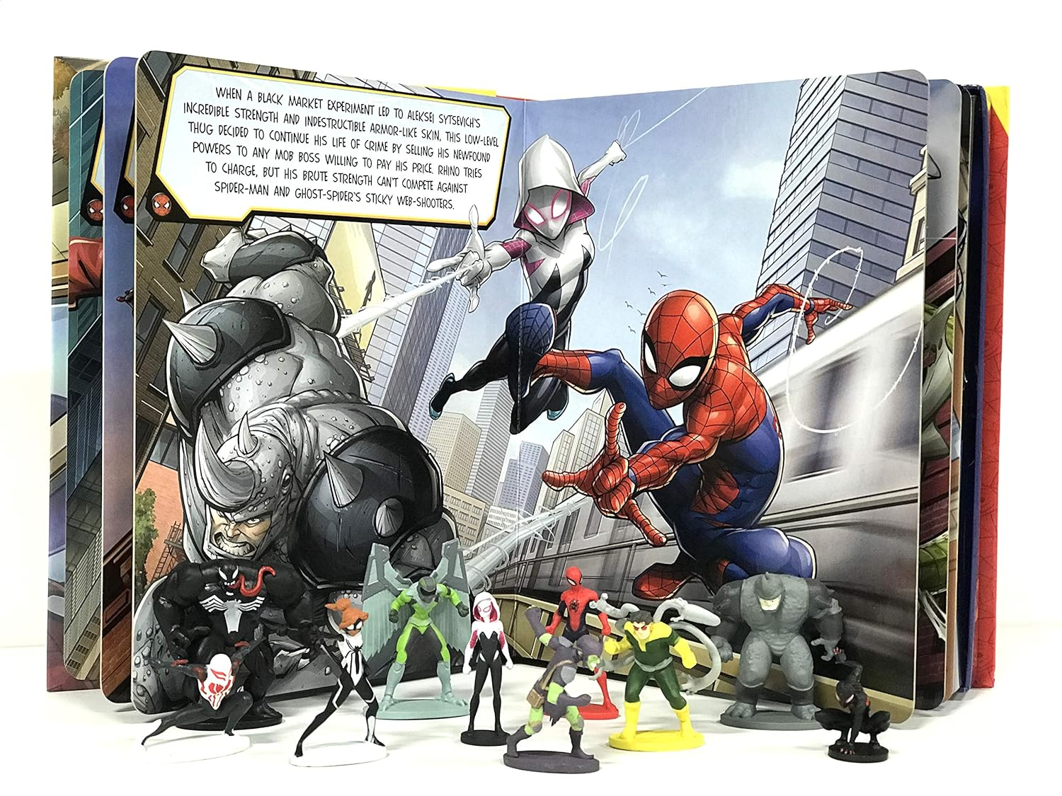 Marvel Spider-Man My Busy Books - Storybook, 10 Figurines, Playmat: with Storybook, 10 Figurines and a Playmat image number 4