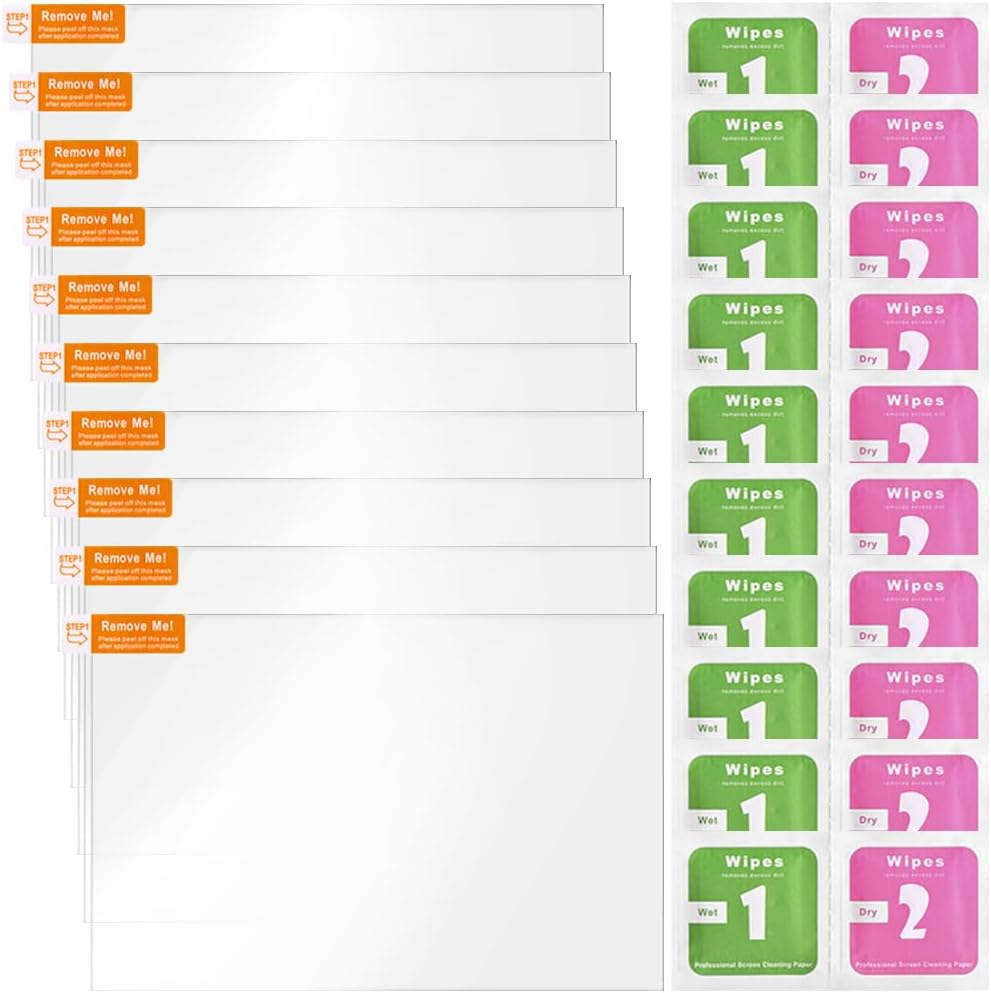 Sonku Windshield Applicator,8 Pack Static Cling for Stickers Easy Application, Removal and Re-Application - 3.8 X 5.8 Inch,Heat-Resistant image number 1