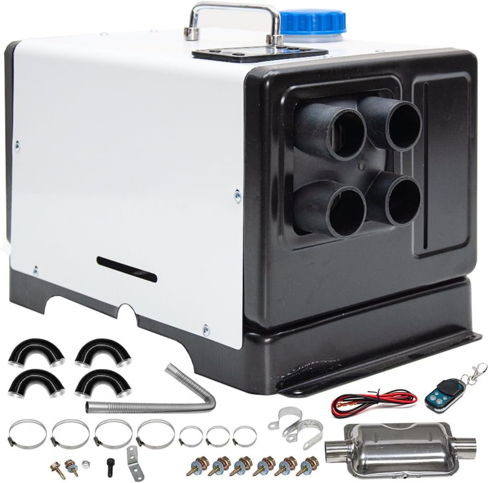 ALSTON Car Diesel Heater 12V/8KW Portable Parking Heater Fast Heating Thermostat 6 Level Adjustment with LCD Display for Car Truck Boat RV Campers Caravan image number 1