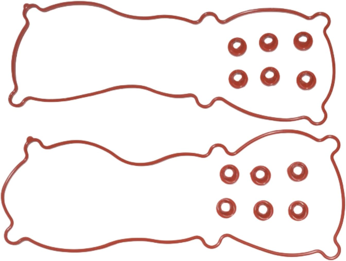 2 Pack Rocker Cover Gasket for Holden Commodore VG VQ VN VP VR VS VT VX VY 3.8L V6, Also for Holden Berlina Calais Caprice Crewman 3.8L V6, for Toyota Lexcen 3.8L V6 image number 1