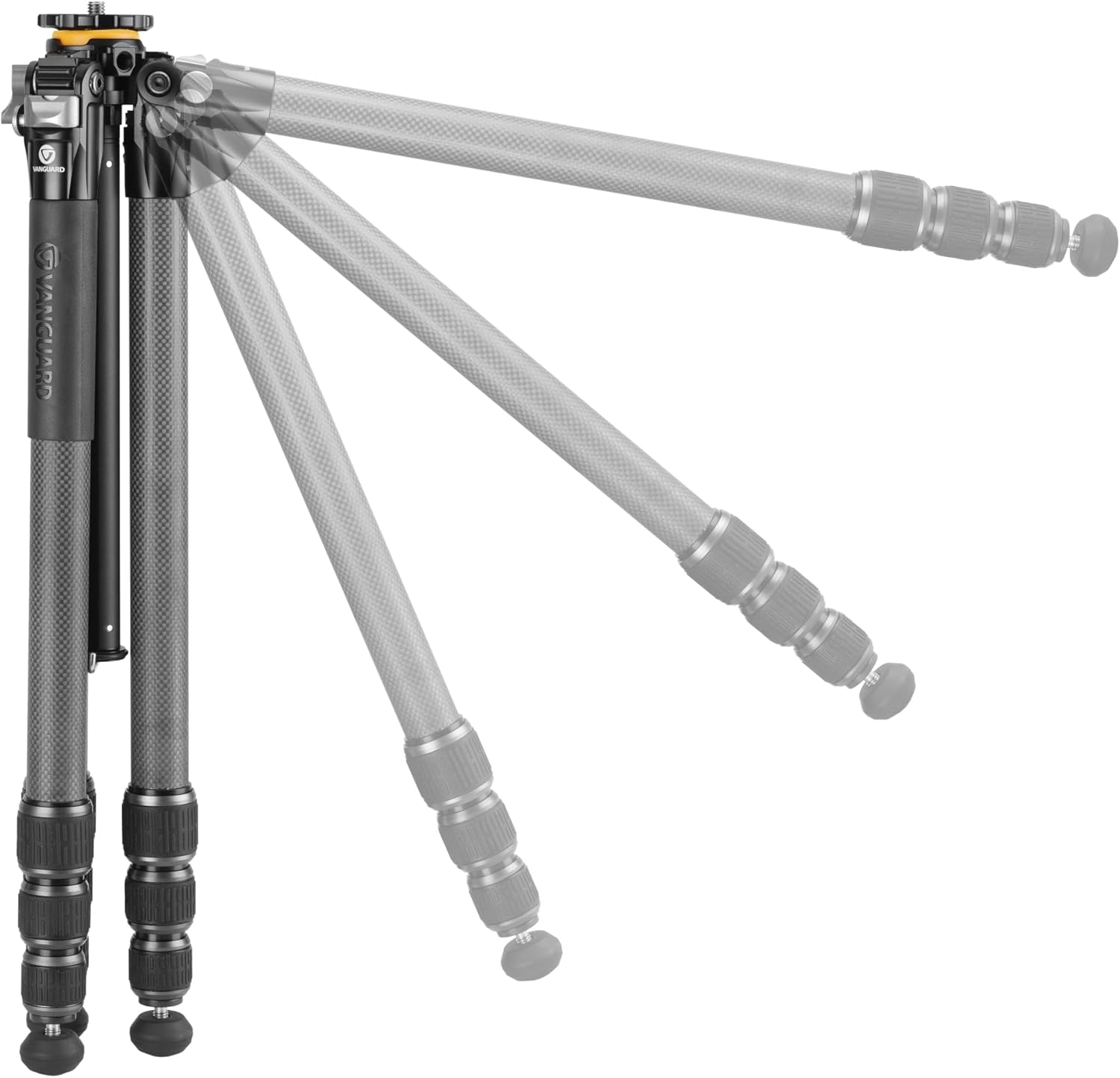 VANGUARD VEO 5 264CV14 - Video Tripod Carbon with VEO PV-14 Video Head - Load Capacity 8 Kg