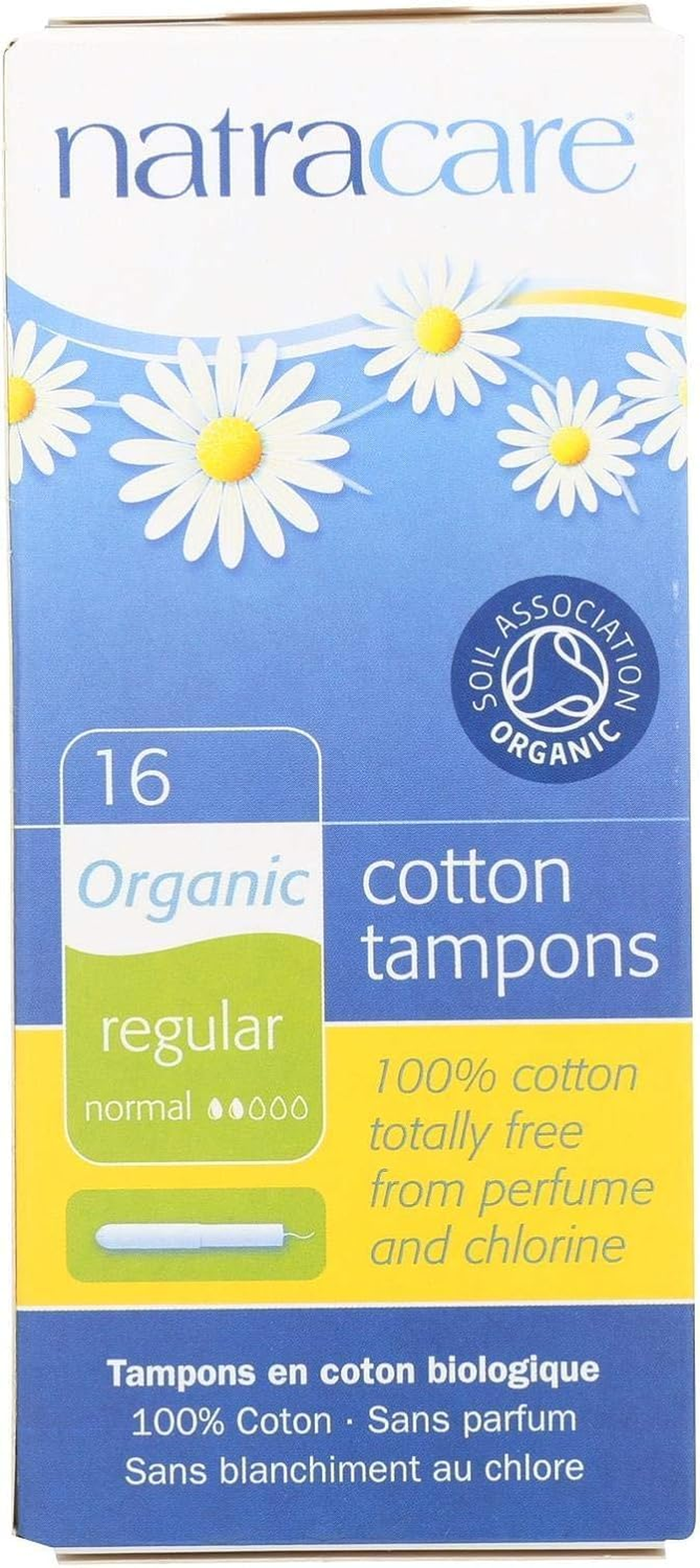Natracare Tampons Regular with Applicator, 2 Pack image number 1