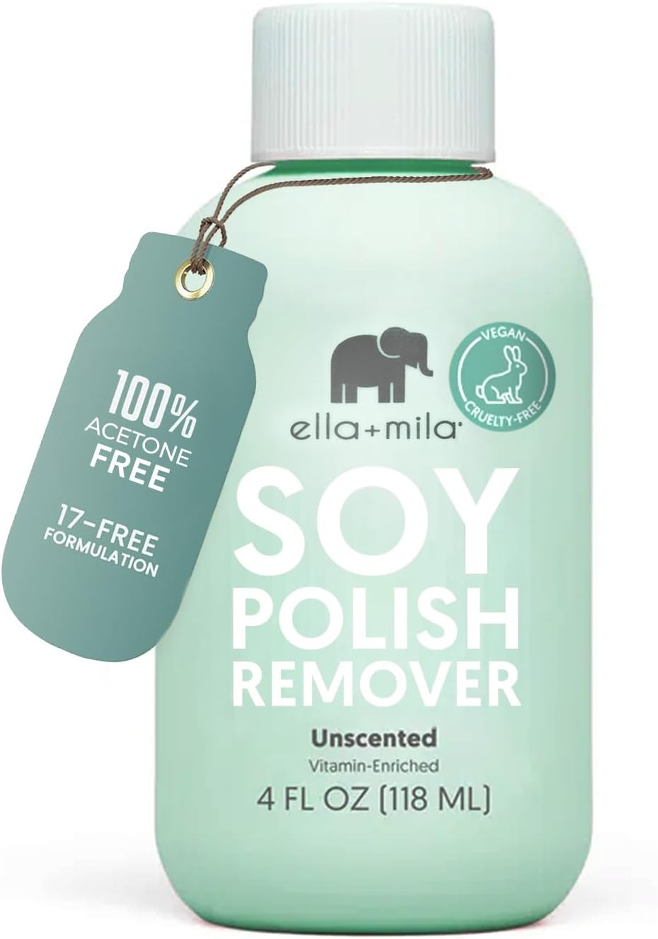 "Soy Nail Polish Remover" Non Acetone & Alcohol Free Unscented & Odour Free Best for Natural Fingernail Contains Vitamins A, C , E image number 3