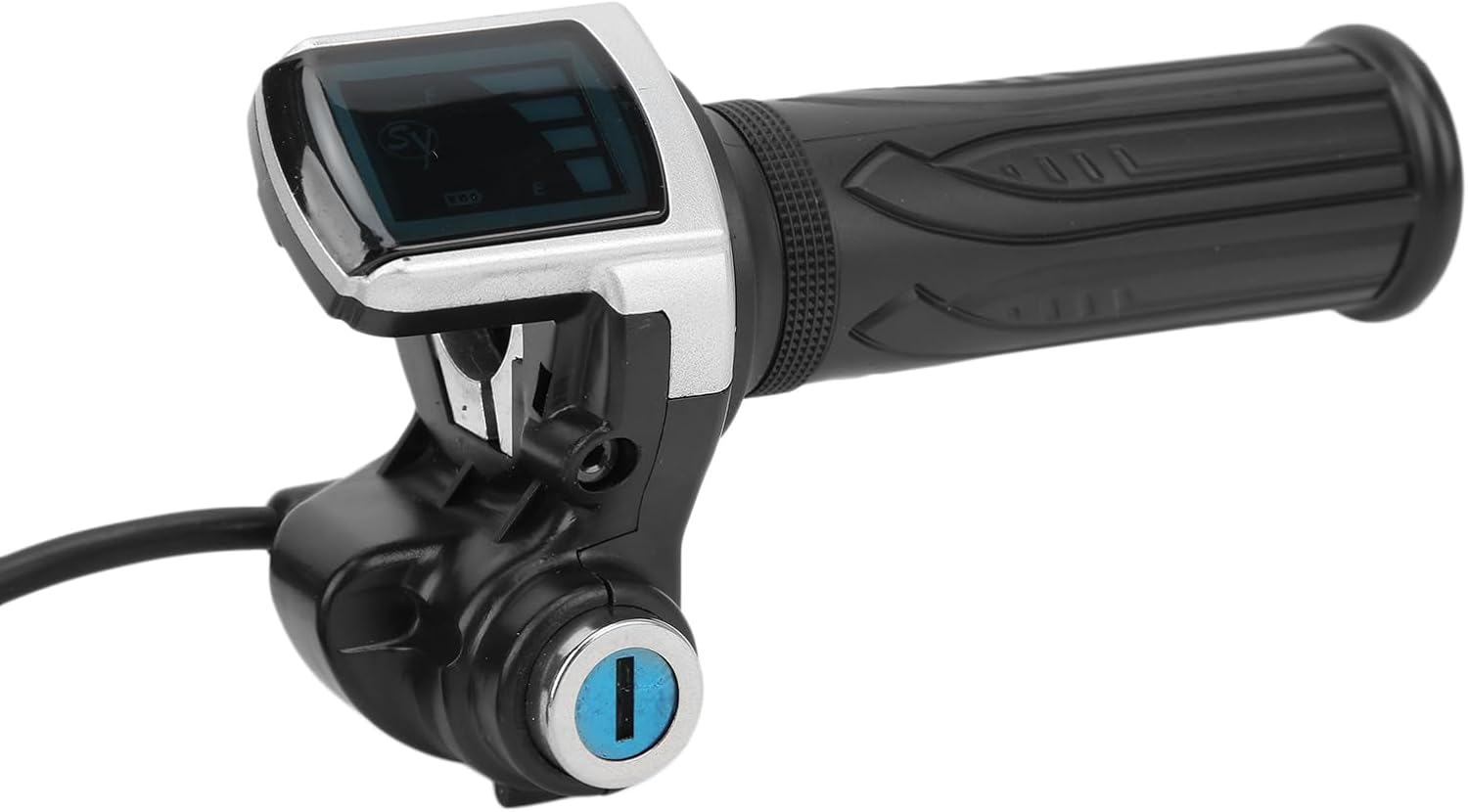 Electric Bike Twist Throttle Grip Lock Key Set LED Indicator for Motorcycle Scooter 48V Waterproof Durable Ergonomic Design with LED Indicator for Motorcycle Scooter 48V image number 4