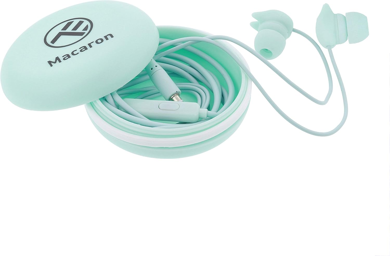 Tellur In-Ear Headset Macaron, Carrying Case, Blue image number 3