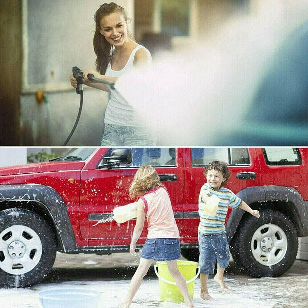 YUET 5M High Pressure Washer Replacement Hose for Car Washing Garden Cleaning, M14 X M22 (15Mm) Thread Connector Water Clean Jet Pipe and Drain 16Ft