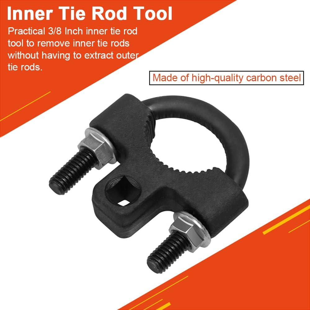 Inner Tie Rod Tool, 3/8 Inch Inner Tie Rod Tool Low Profile Tool for Car Chassis Rocker Removal Installation image number 2