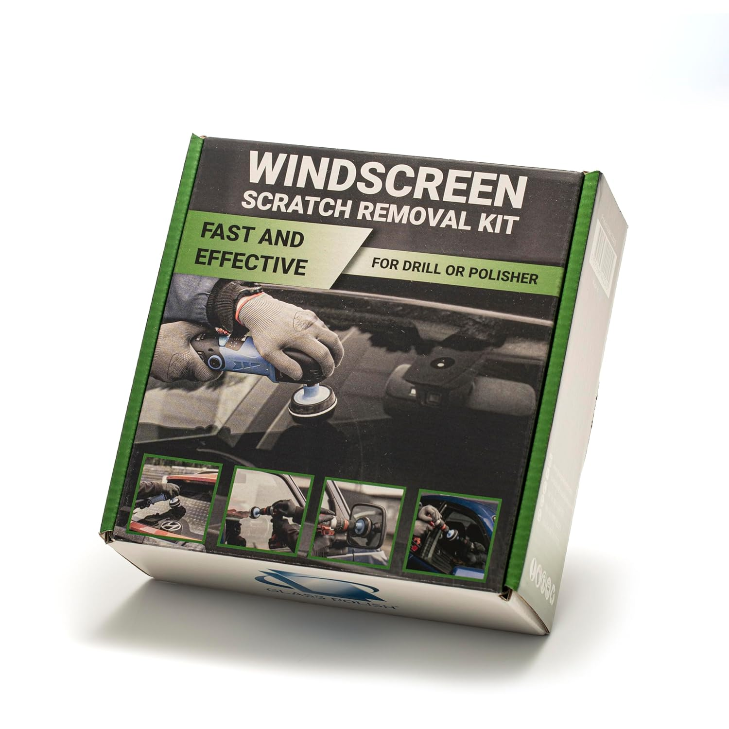 GLASS POLISH DIY 75Mm Windscreen Scratch Removal Kit for All Car Glass, Removes Deep Scratches, Wiper Blade Damage & Haziness, Restores Clear Visibility (Drill or Polisher) image number 3