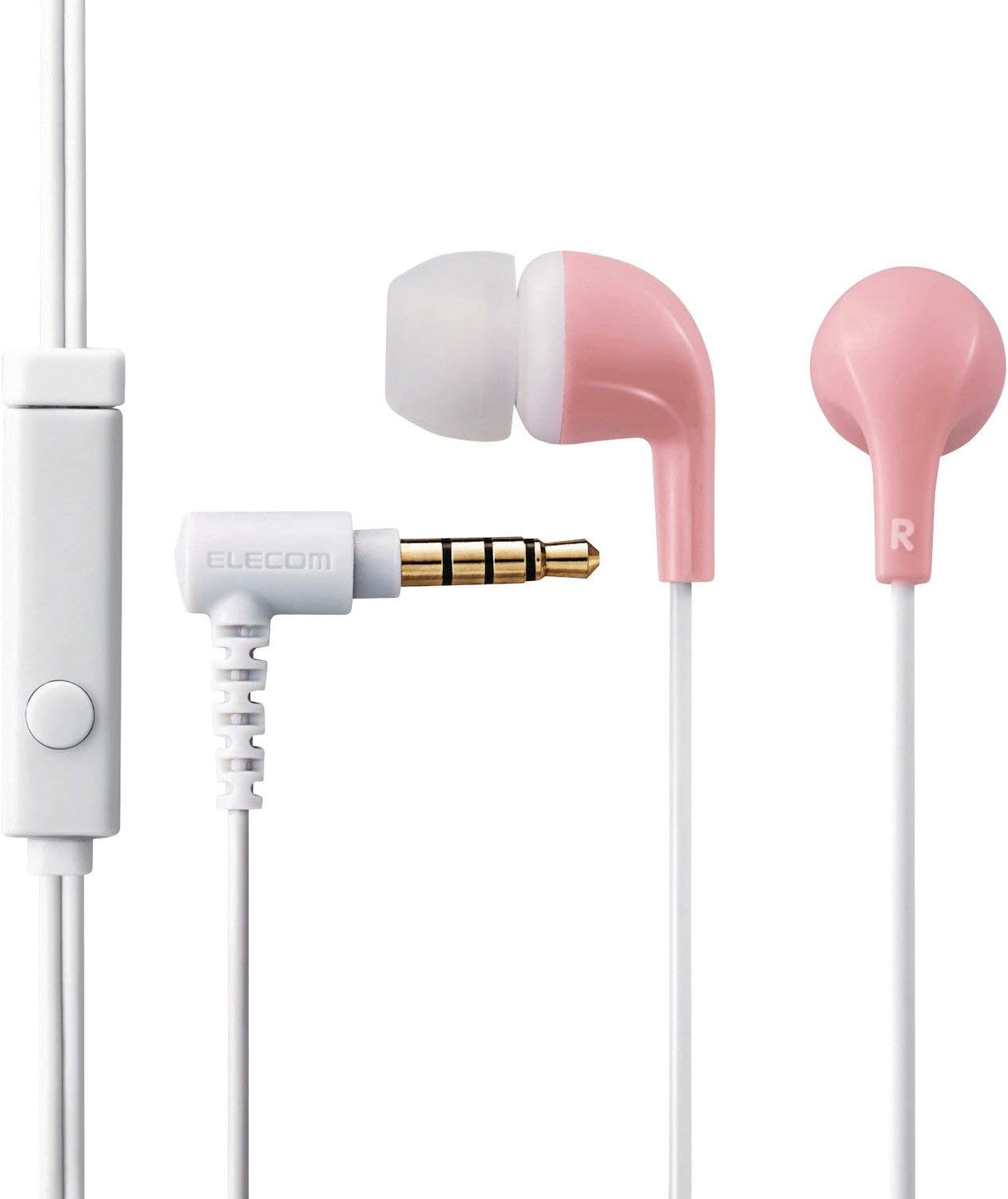 Elecom EHP-CN300MBU Stereo Headphone (With Microphone), Canal, CN300 Blue