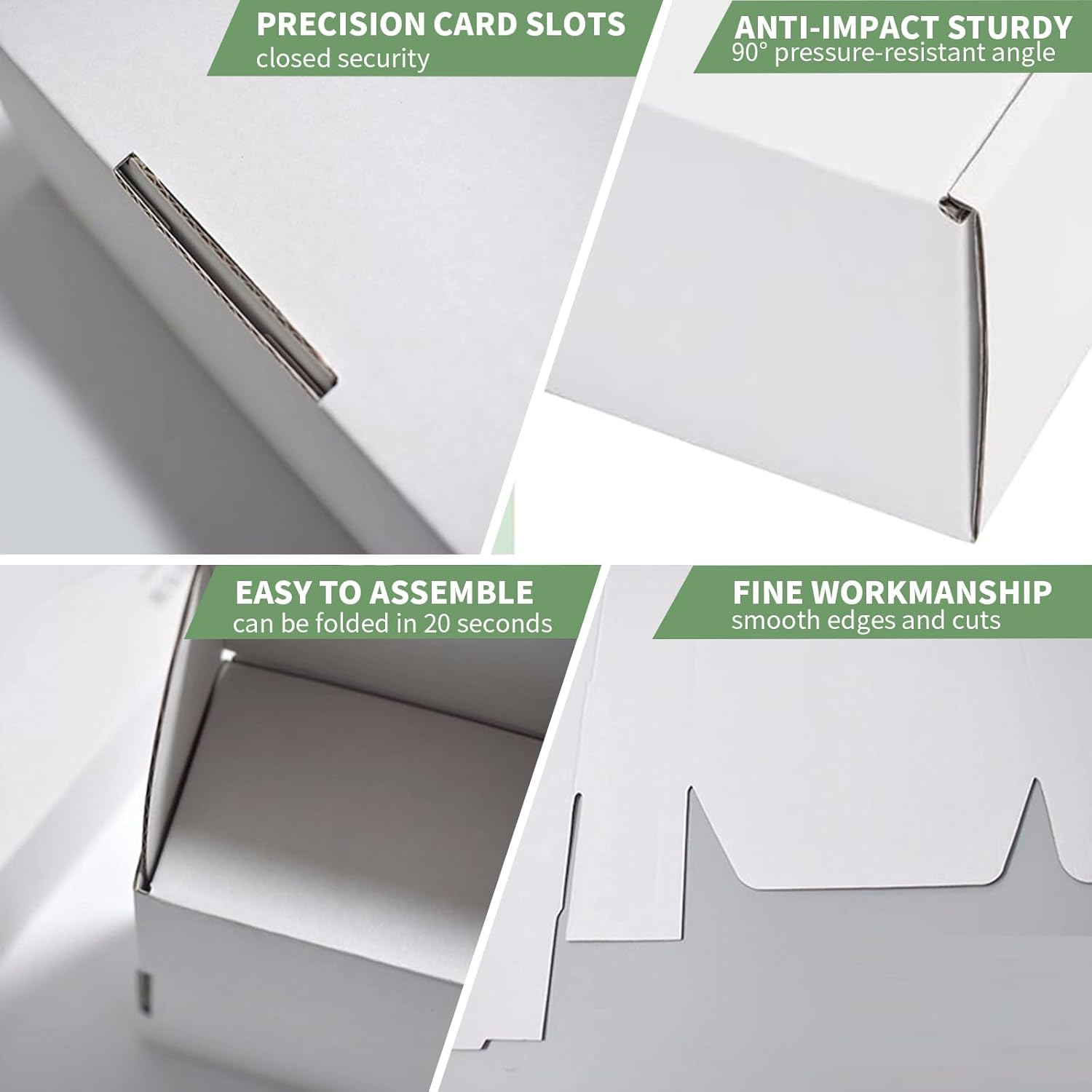 25 Pcs Double-Sided White Corrugated Cardboard Shipping Cartons 150X100X40Mm/Ea, Small Packet Shipping Boxes, Small Parcel Cartons, Packaging Mailing Boxes for Business Posting Storing Gift (White) image number 2