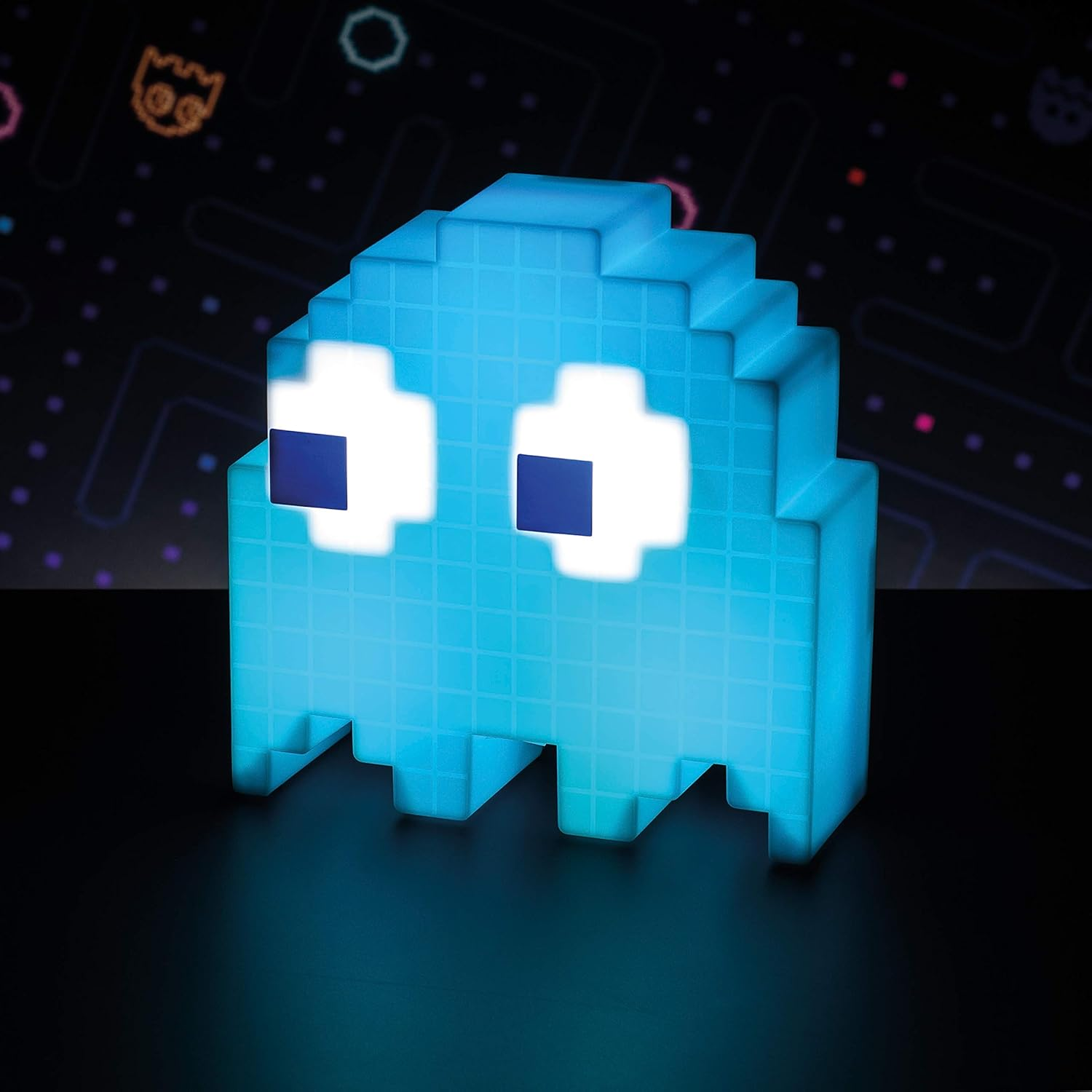 Pac-Man Ghost Light - Officially Licensed with Color Phasing Modes, Sounds Reactive Colors Change to Music, USB Powered, Retro Gamer Gift | Paladone image number 3