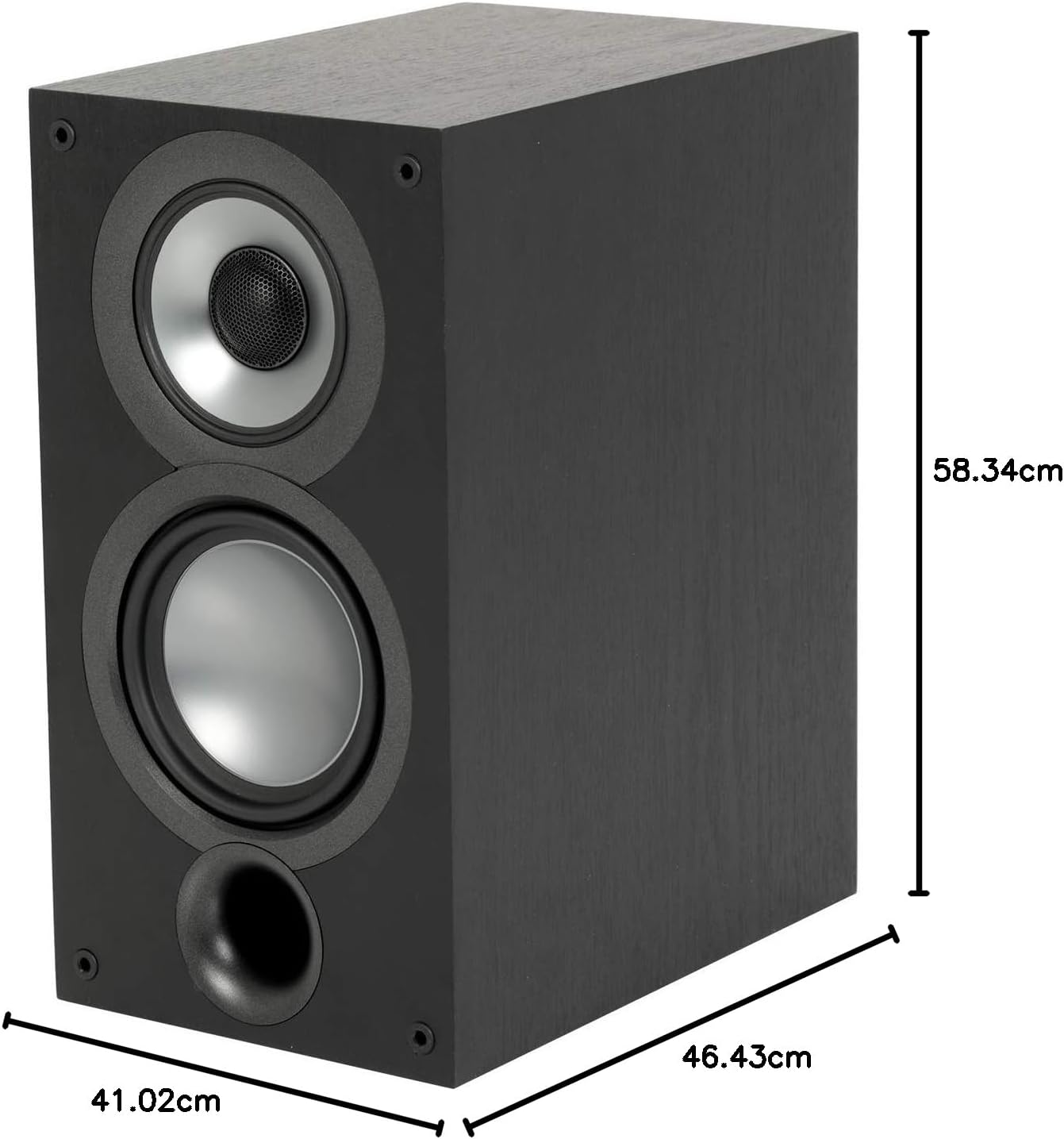 ELAC Uni-Fi 2.0 UB52 Bookshelf Speakers (Pair), Black (UB52-BK) image number 2