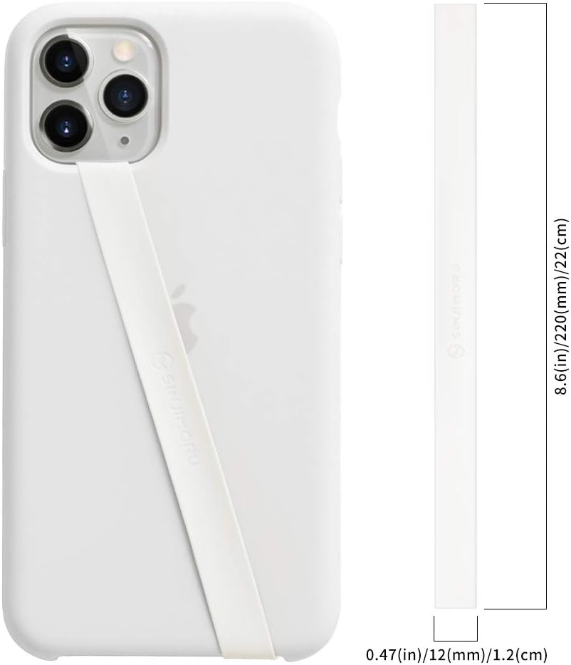 Sinjimoru Silicone Stretching Strap as Phone Grip Holder, Slim Grip Tape for Iphone Case, Secure Phone Strap as Cell Phone Holder. Sinji Loop White image number 3