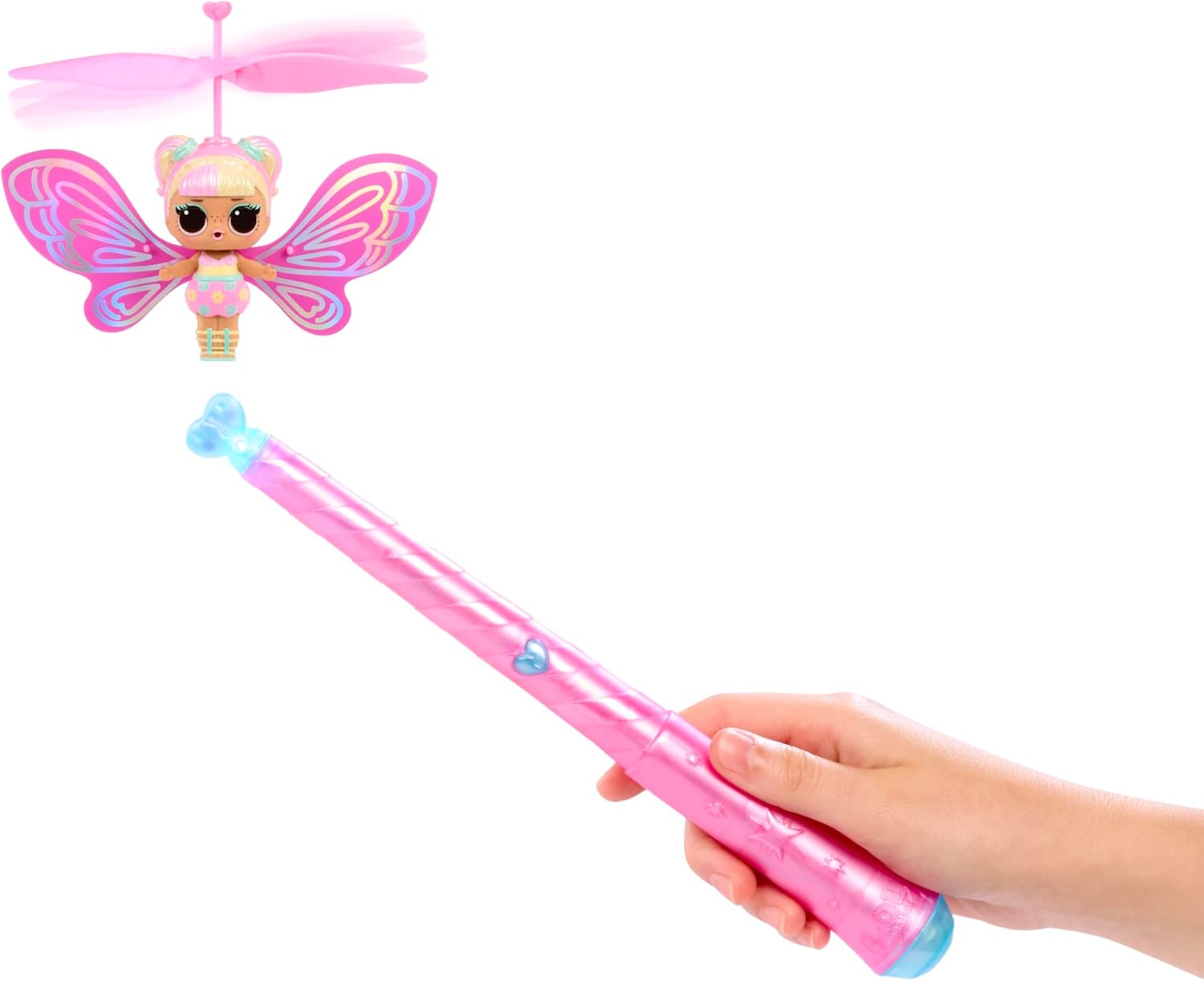 L.O.L. Surprise! Magic Flyers Fairies Tots - Flower Child - Includes 1 Doll and a Wand, Comes in a Flower-Shaped Packaging, Collect All 2 image number 1